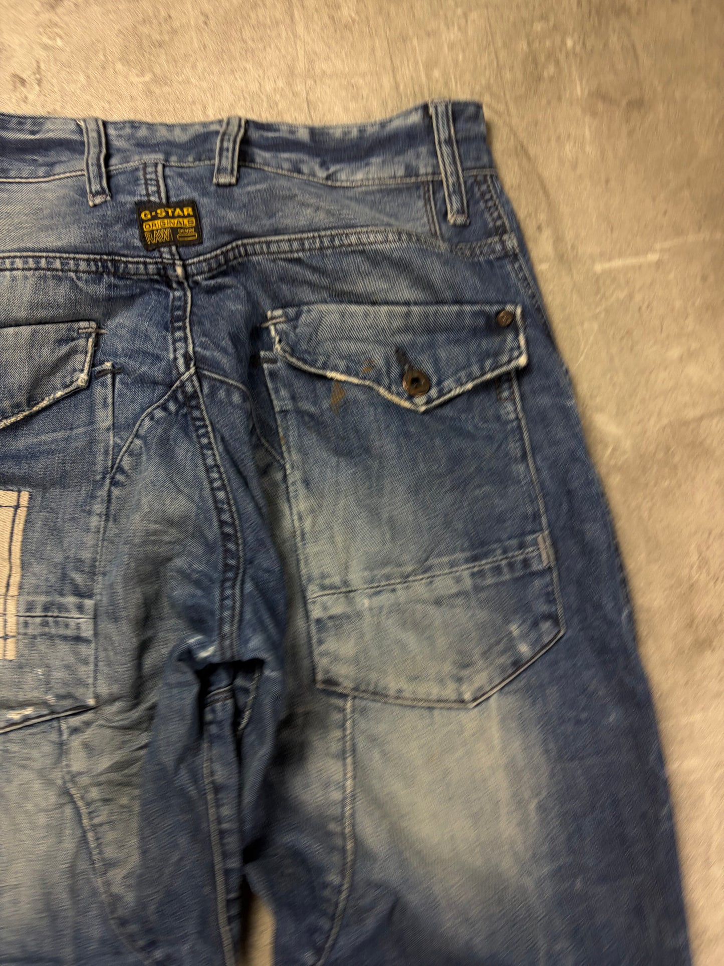G star embroidered Y2k Baggy Jeans Pasha Style