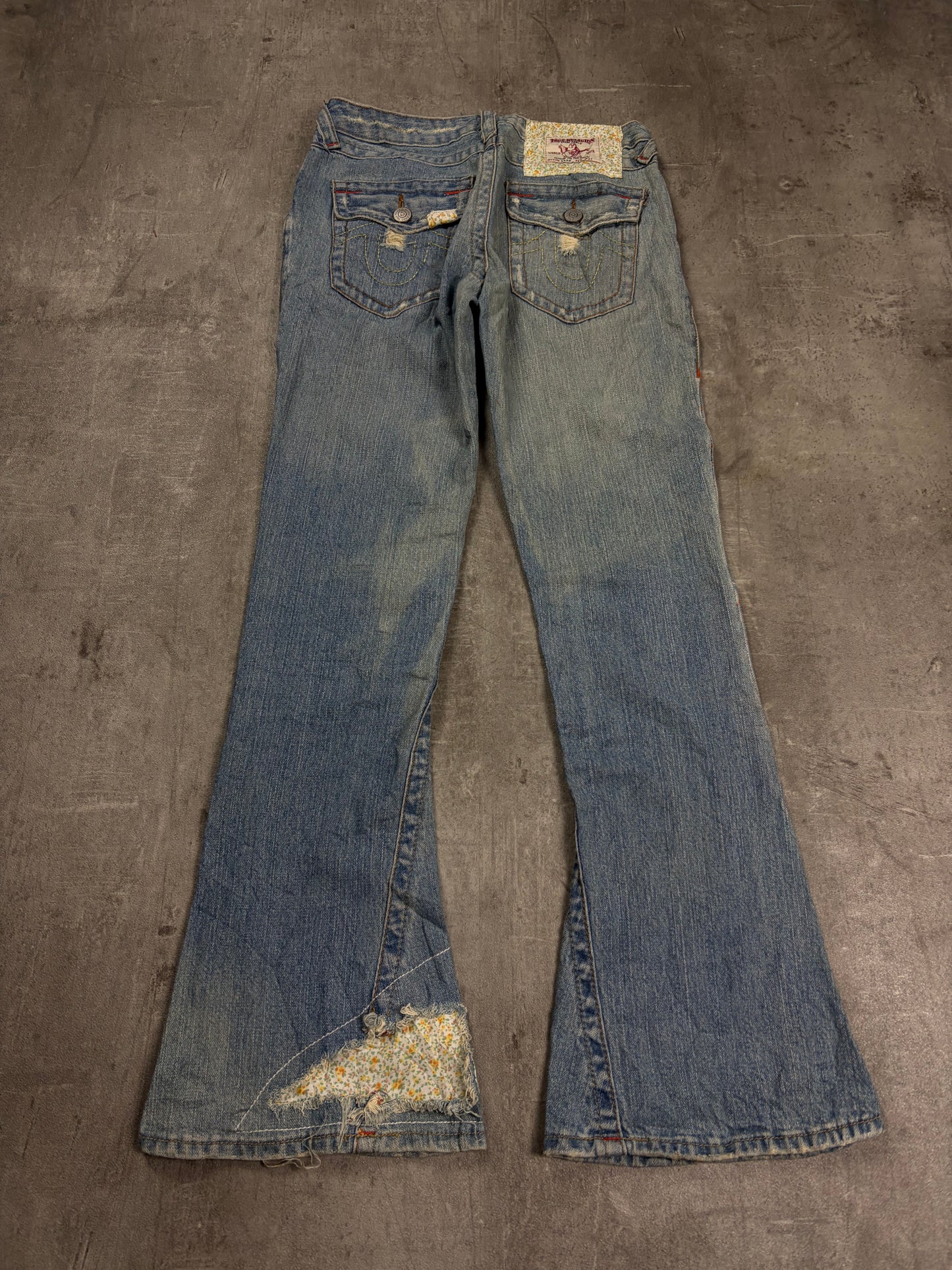 true religion jeans vintage flared low waist