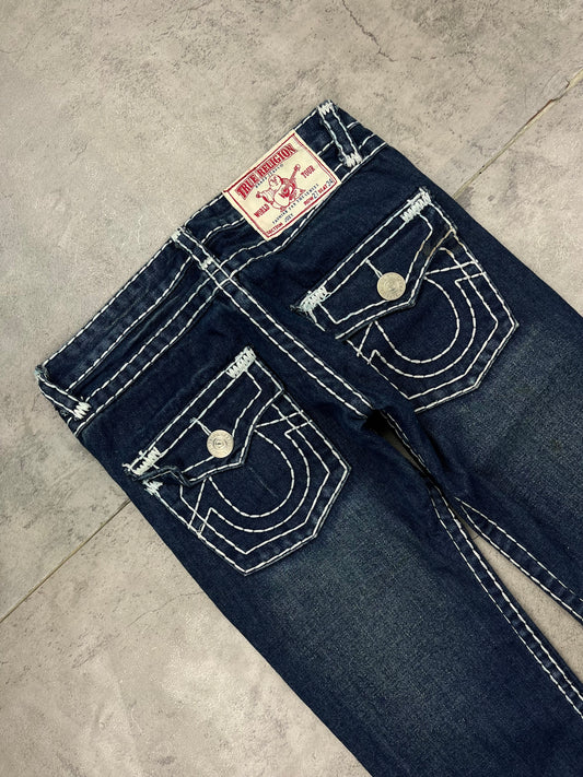 True Religion Bootcut Baggy Straight Jeans Y2k Vintage
