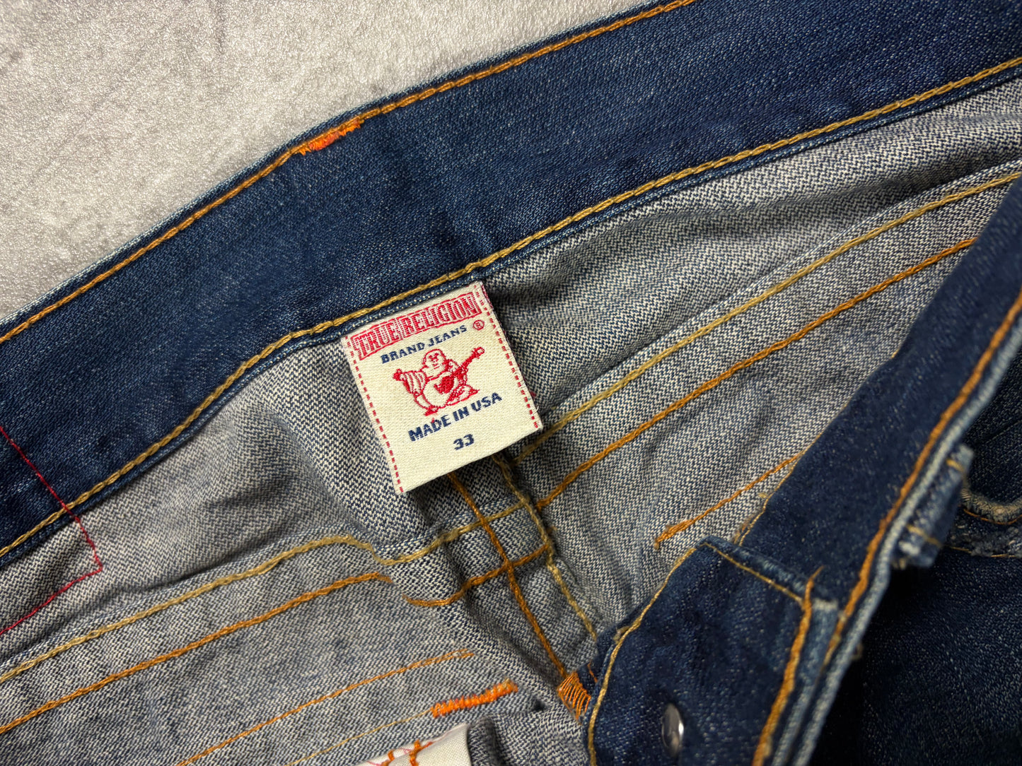 Vintage Y2k Bootcut Baggy True Religion Jeans