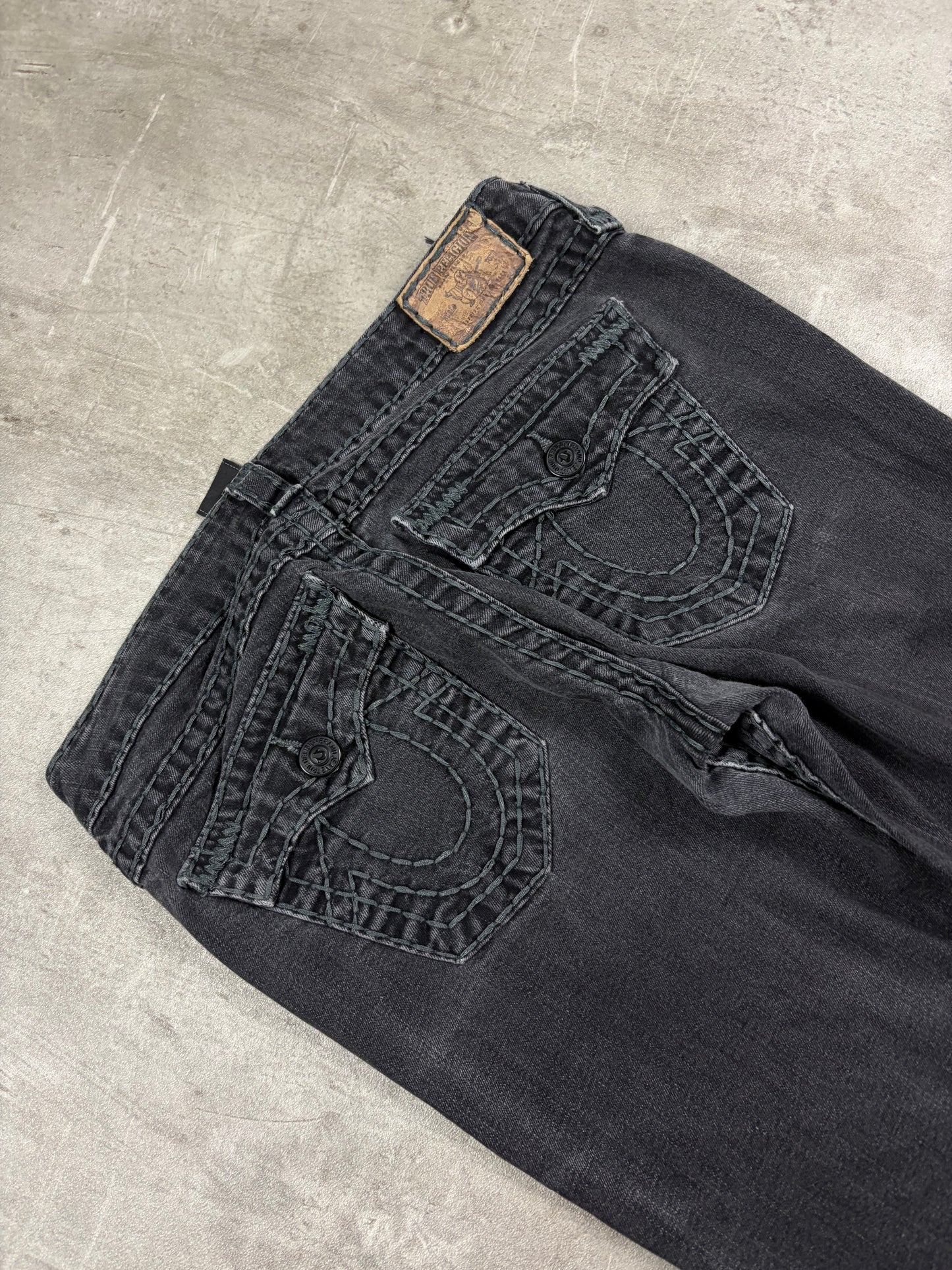 true religion jeans low rise vintage denim