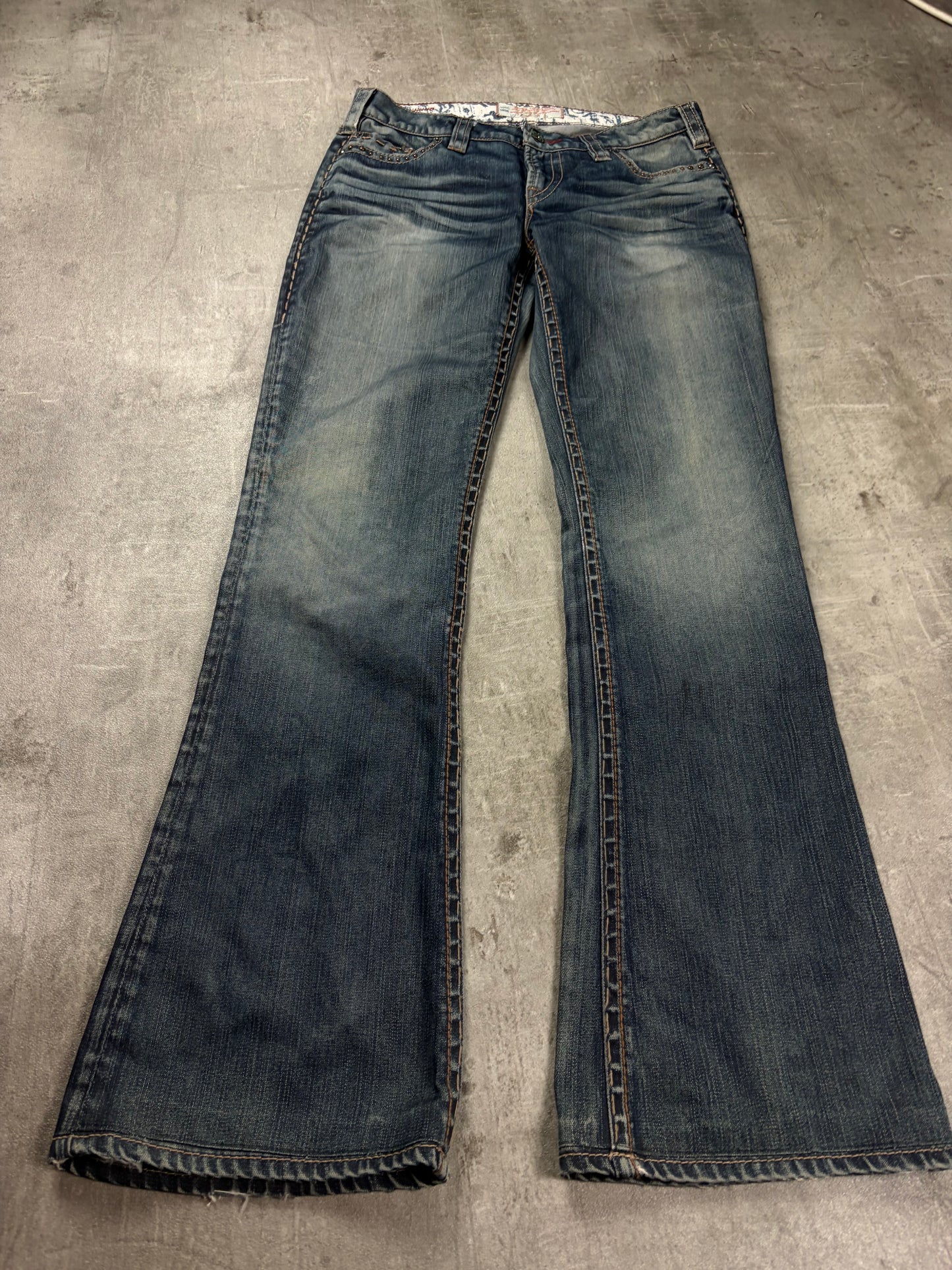 Miss me style Y2k Lowwaist, Bootcut Jeans