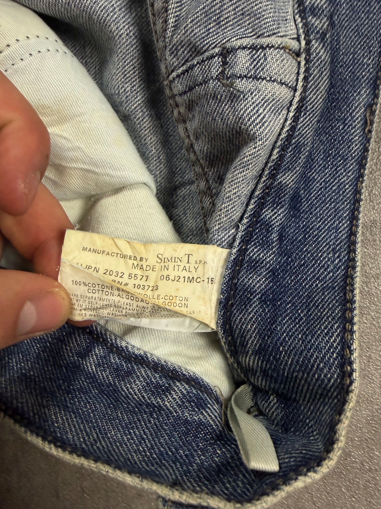 Armani Y2k Baggy Vintage Jeans Pasha Style