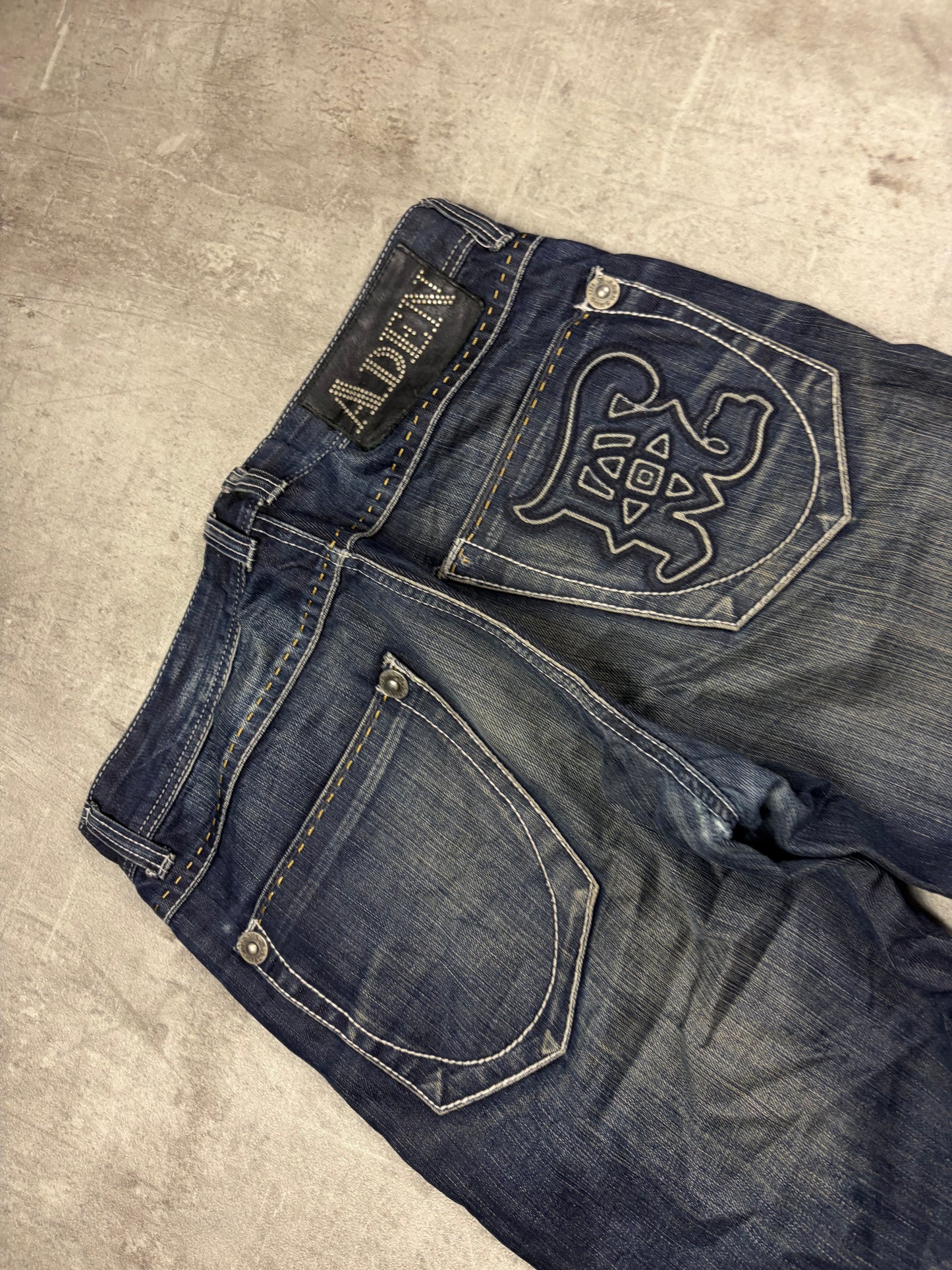 Vintage Japanese Aden Y2k Pasha Style Denim