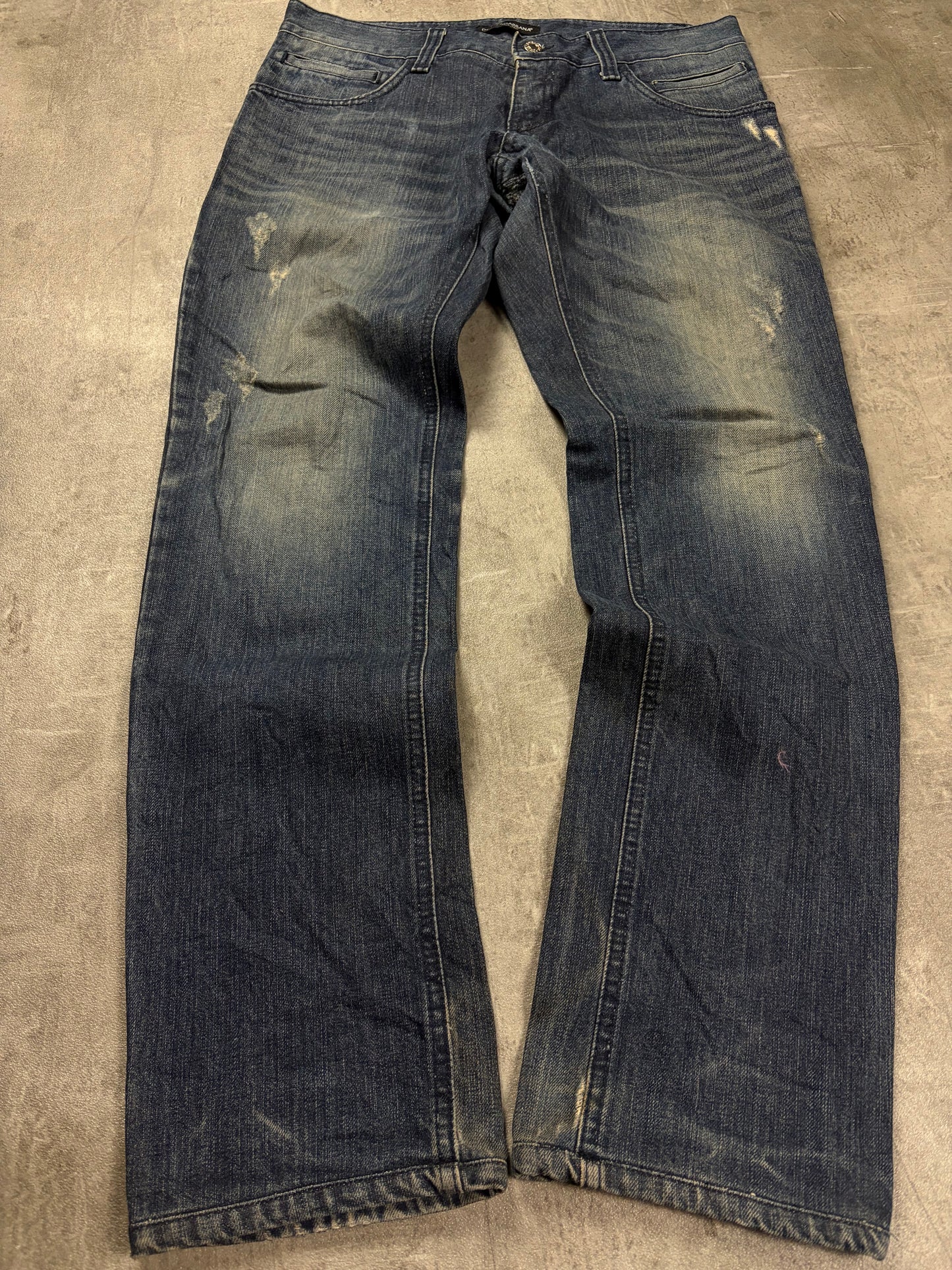 Rare Dolce & Gabbana Y2k Straight Fit Jeans Pasha Style