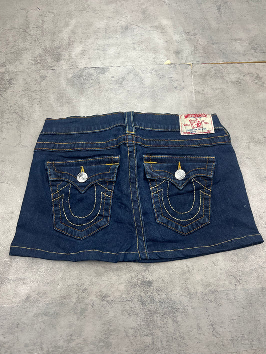Mini Y2k True Religion Jeans Rock