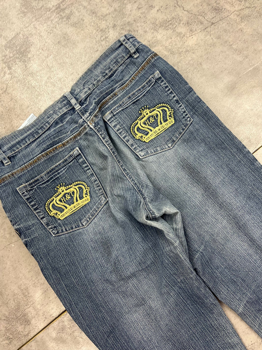 Vintage Victoria Beckham Style Bootcut Jeans