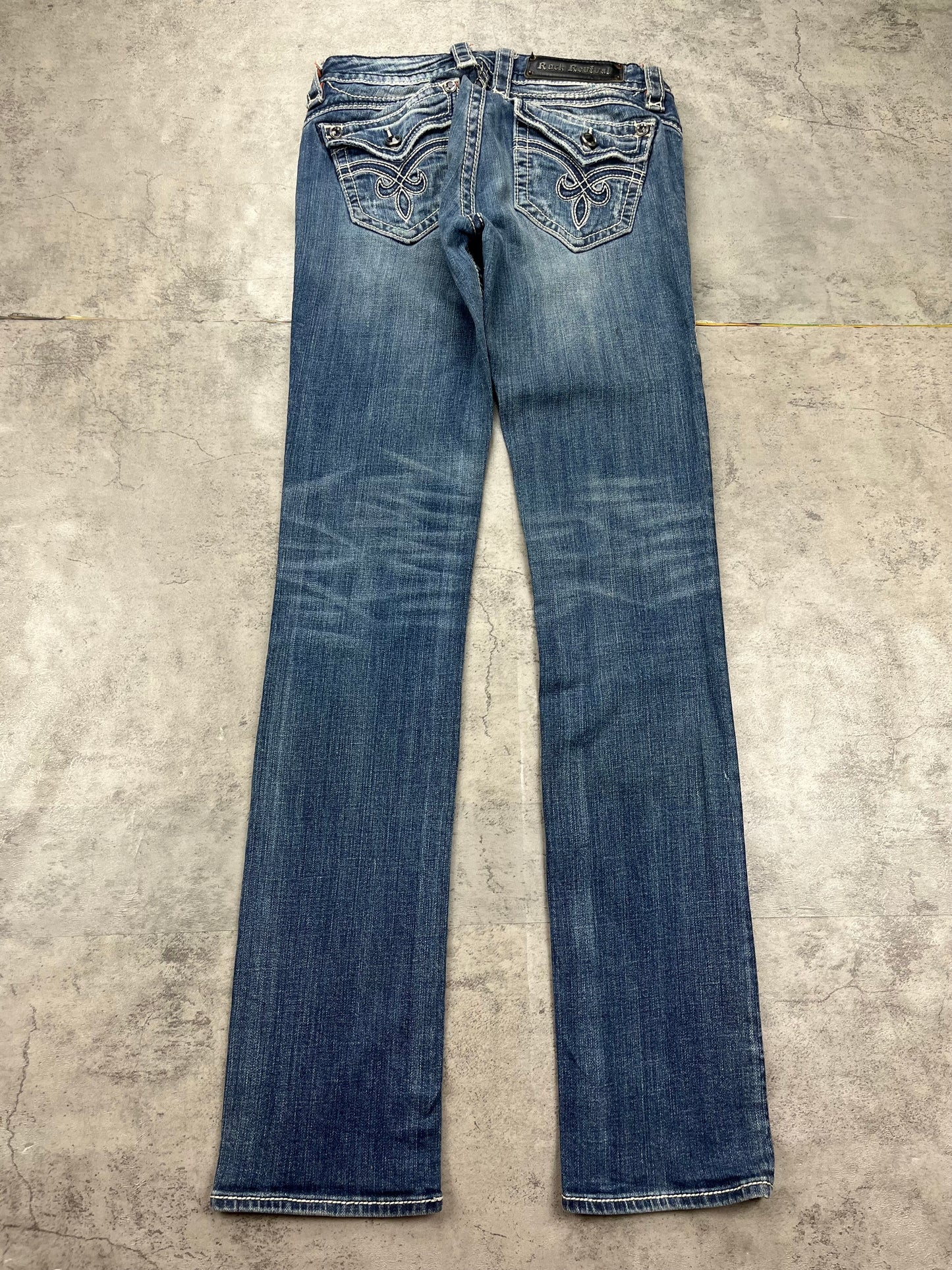 Vintage Lowwaist Rock revival Y2k Jeans