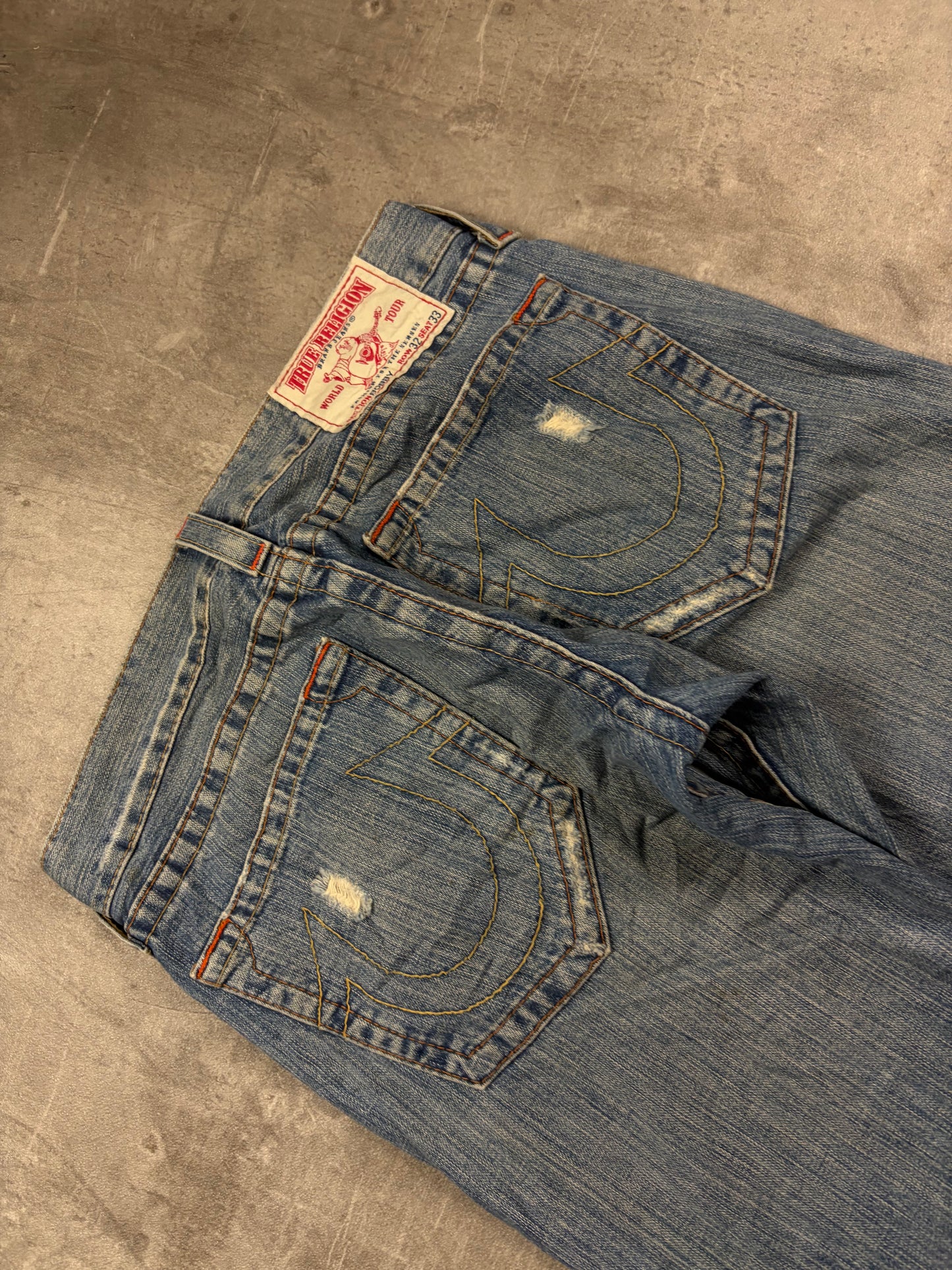 True Religion y2k flared jeans Baggy Pasha Style