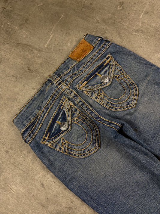 true religion jeans vintage low rise flared