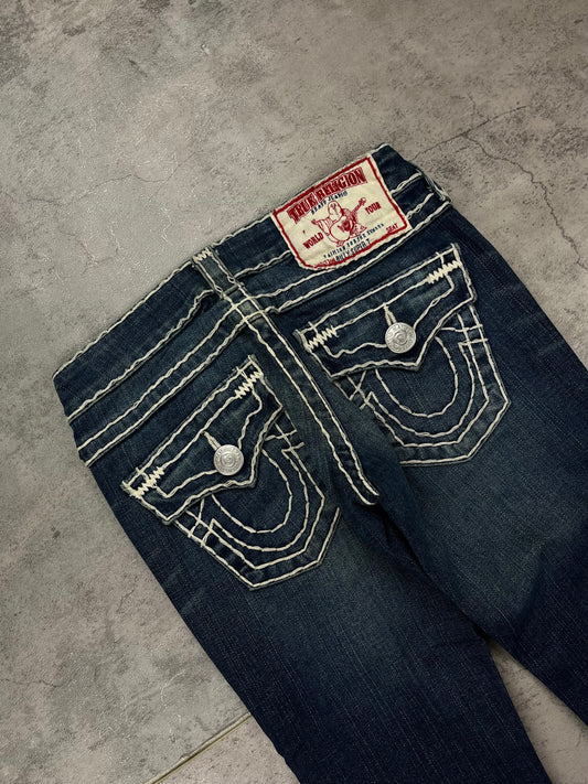 Lowwaist True Religion Jeans Y2k Flared Lowrise