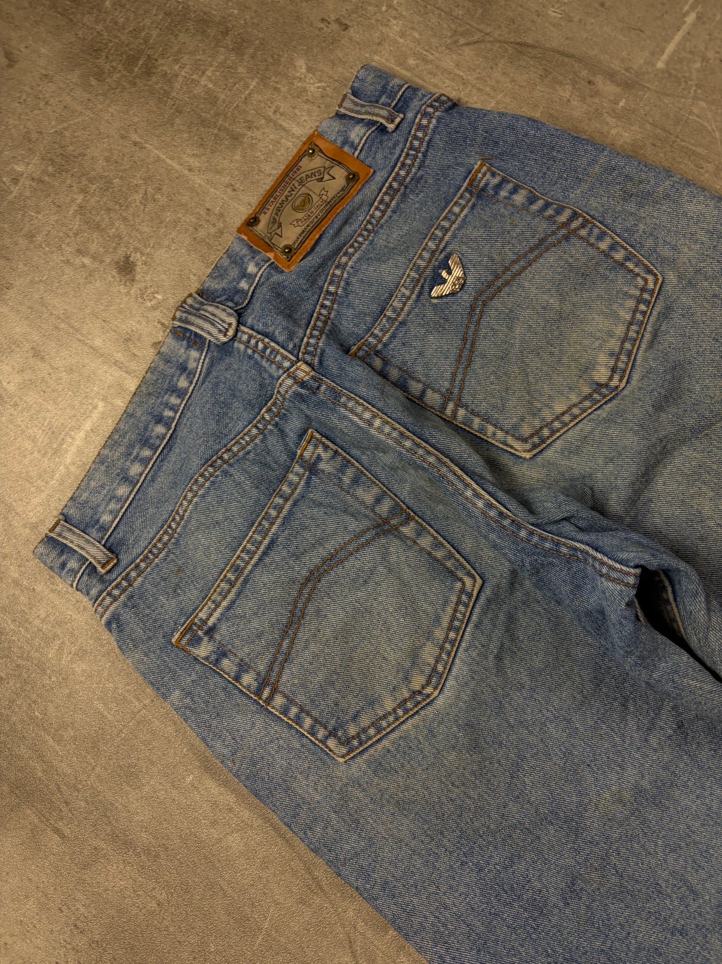 Armani Vintage Y2k Baggy Jeans Pasha Style