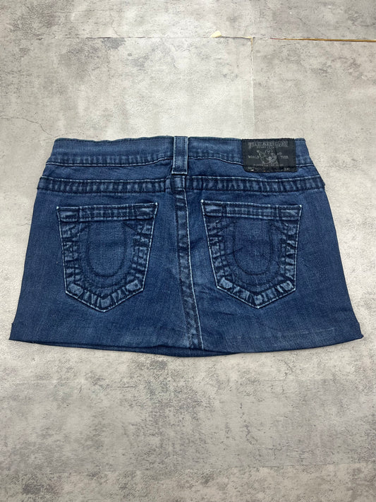 Mini Vintage Y2k True Religion Jeans Rock