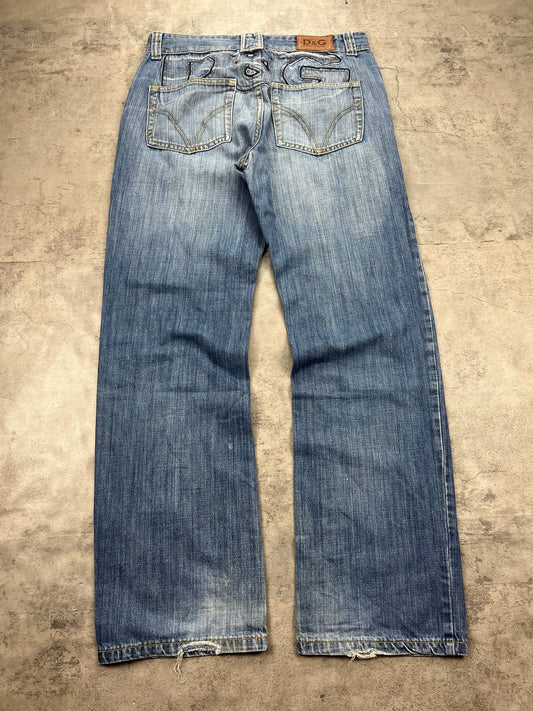 Vintage Y2k Dolce & Gabana Baggy Jeans W34