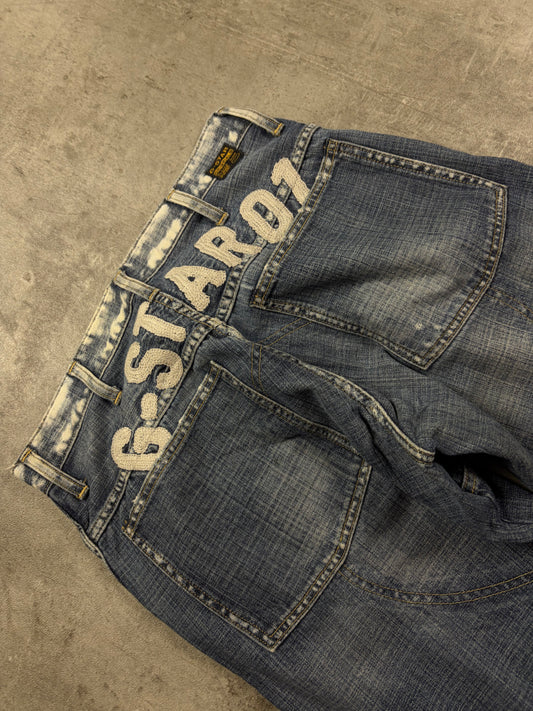 g-star jeans y2k backprint streetwear