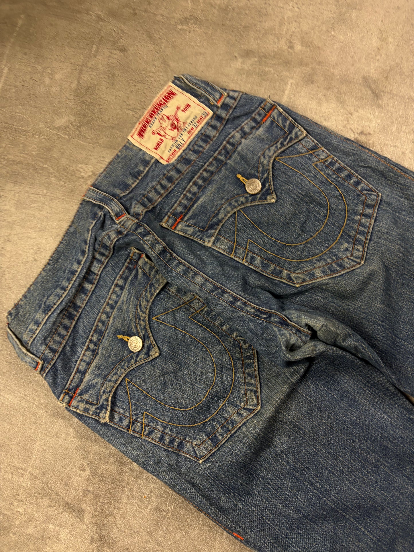 Vintage True Religion Straight Baggy Jeans Y2k
