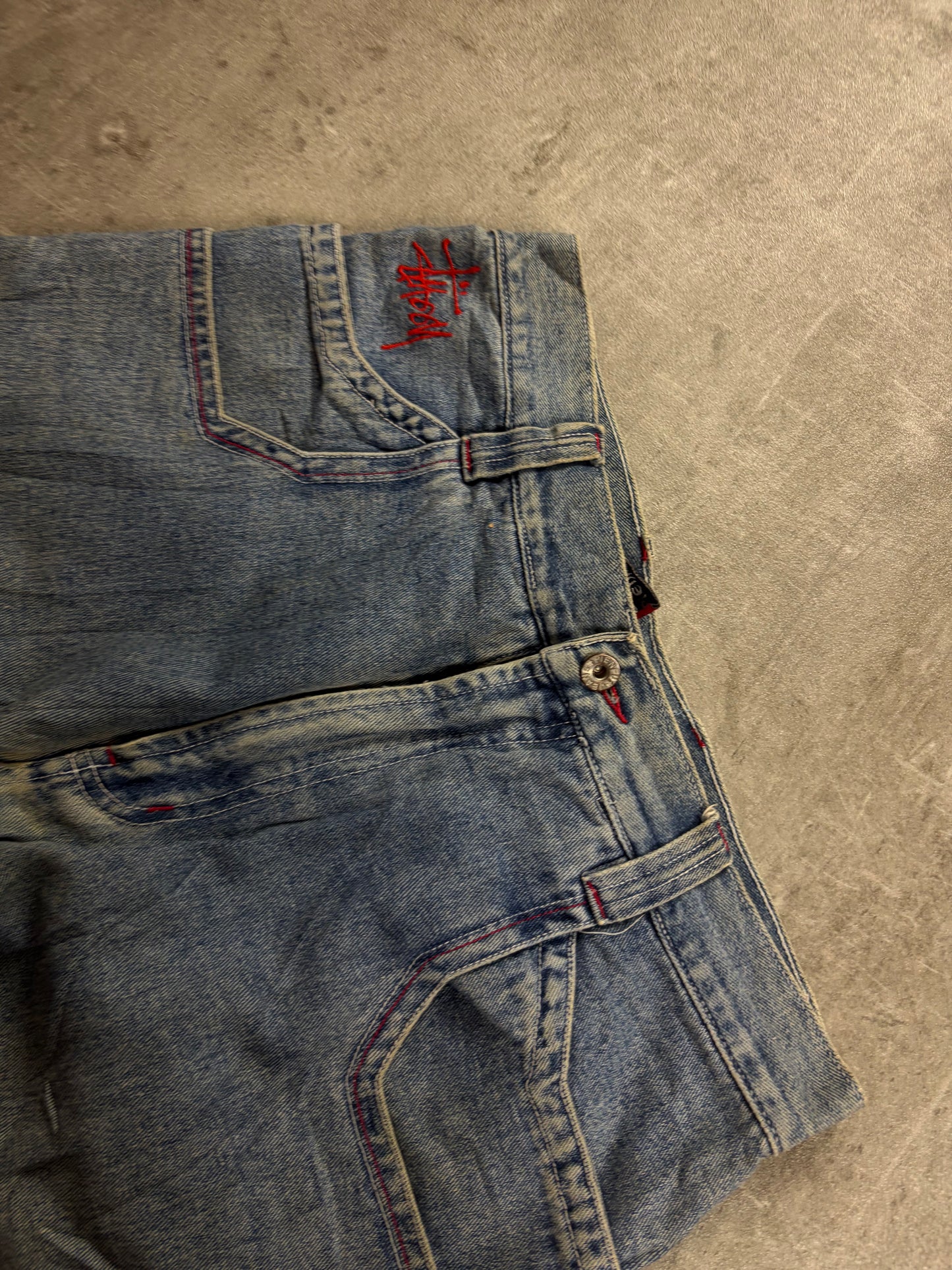 Stuss Y2k Baggy Hip HOP Jeans wie JNCO