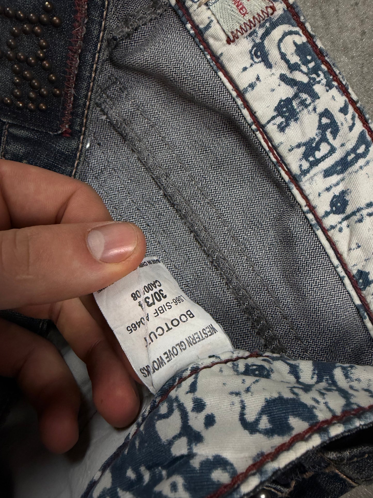 Miss me style Y2k Lowwaist, Bootcut Jeans