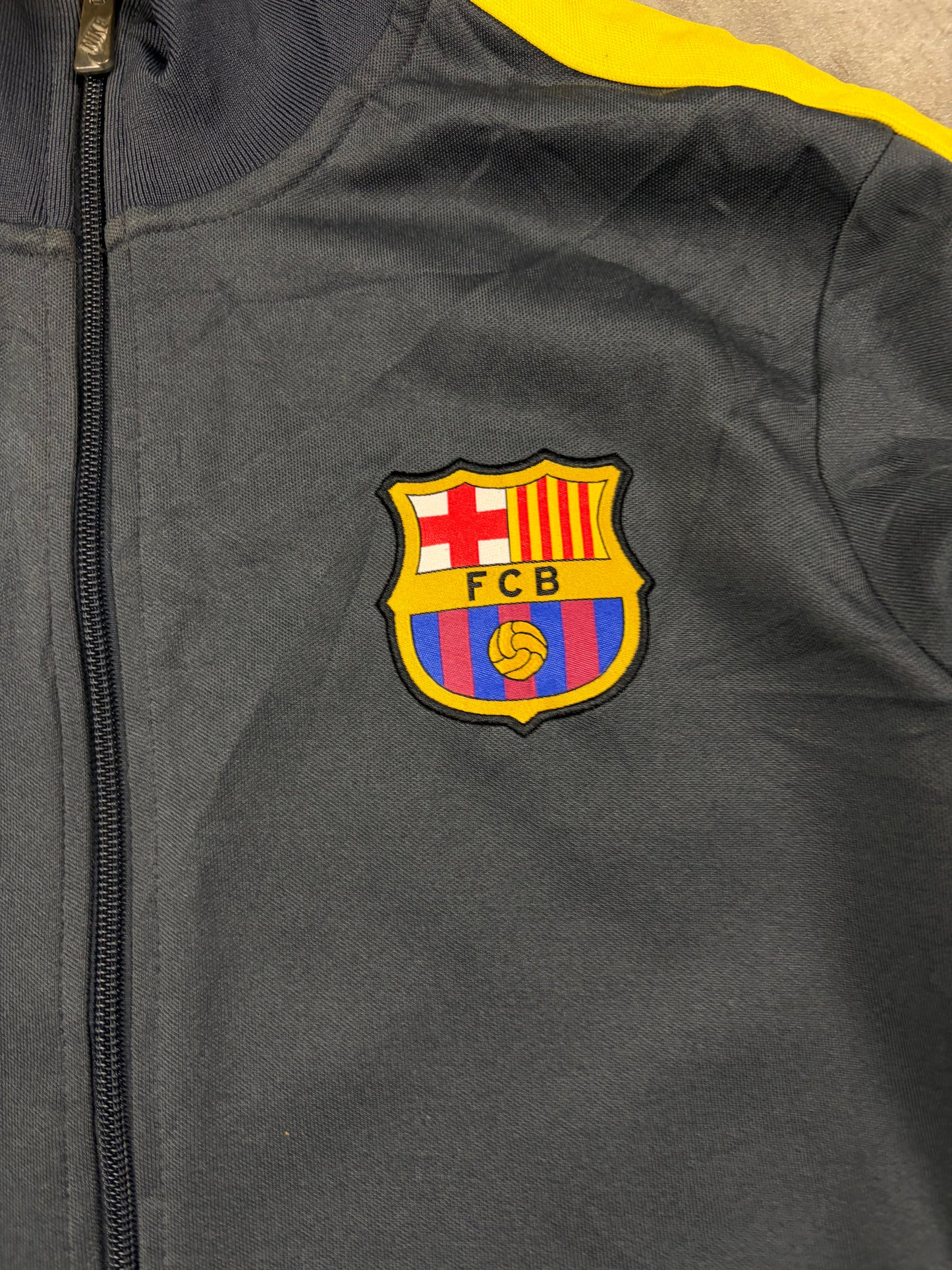 Vintage Nike Fc Barcelona Fußball Trainingsjacke