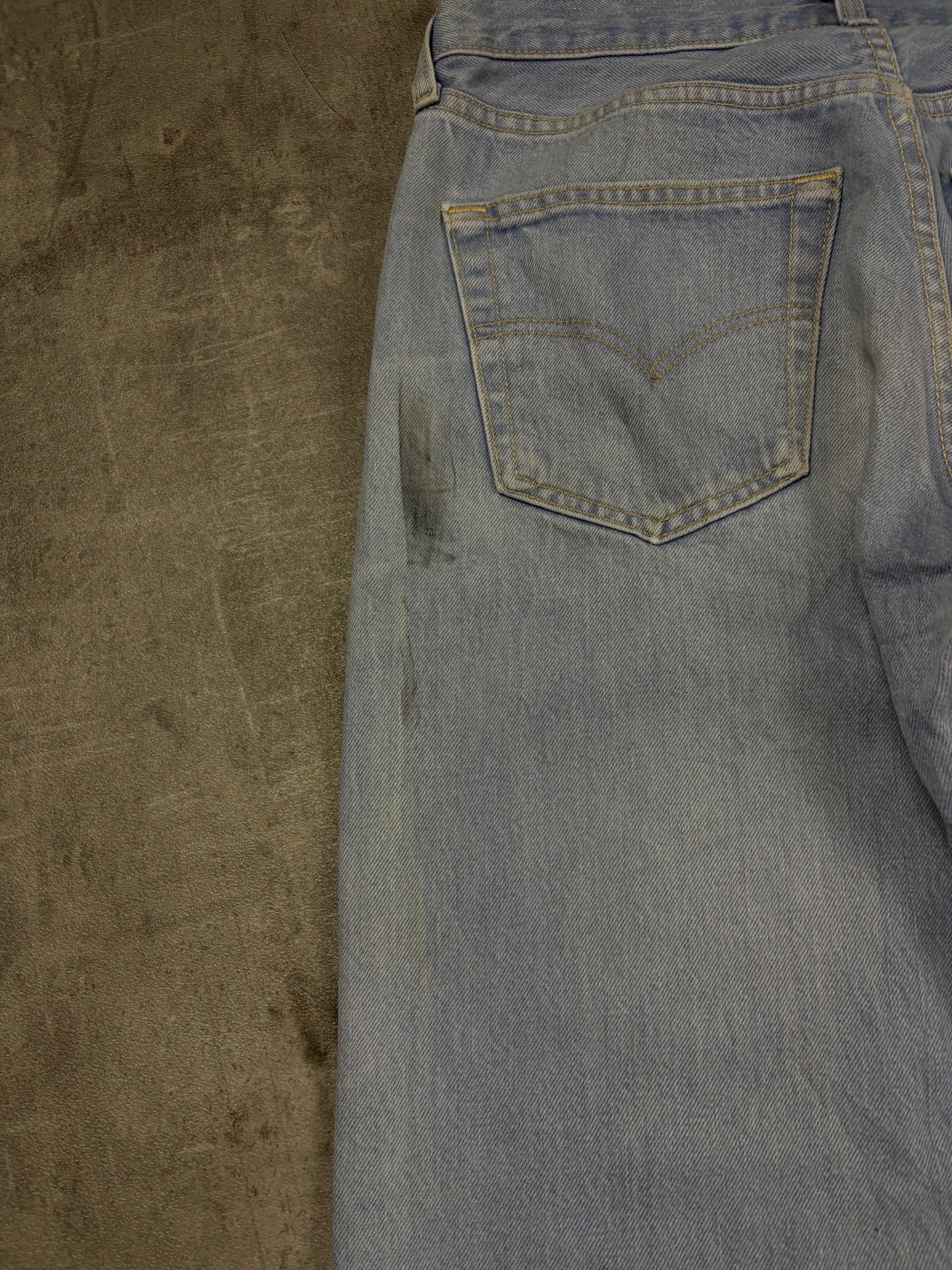 Levis 501 Straight Bootcut Jeans Herren Wide Leg