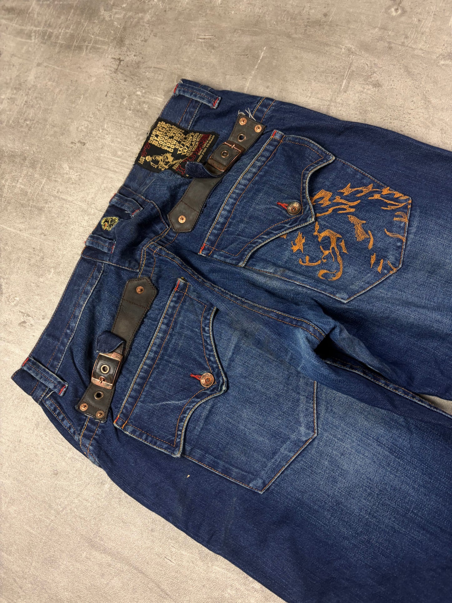 Japanese Washed Y2k denim Pasha Style