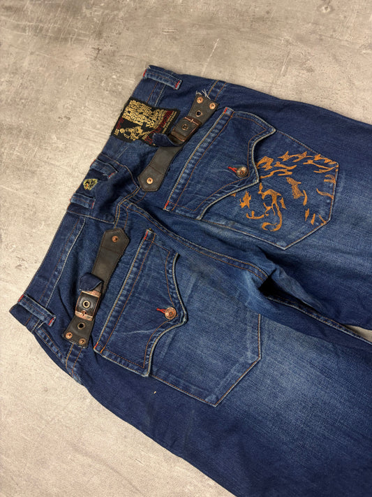 Japanese Washed Y2k denim Pasha Style