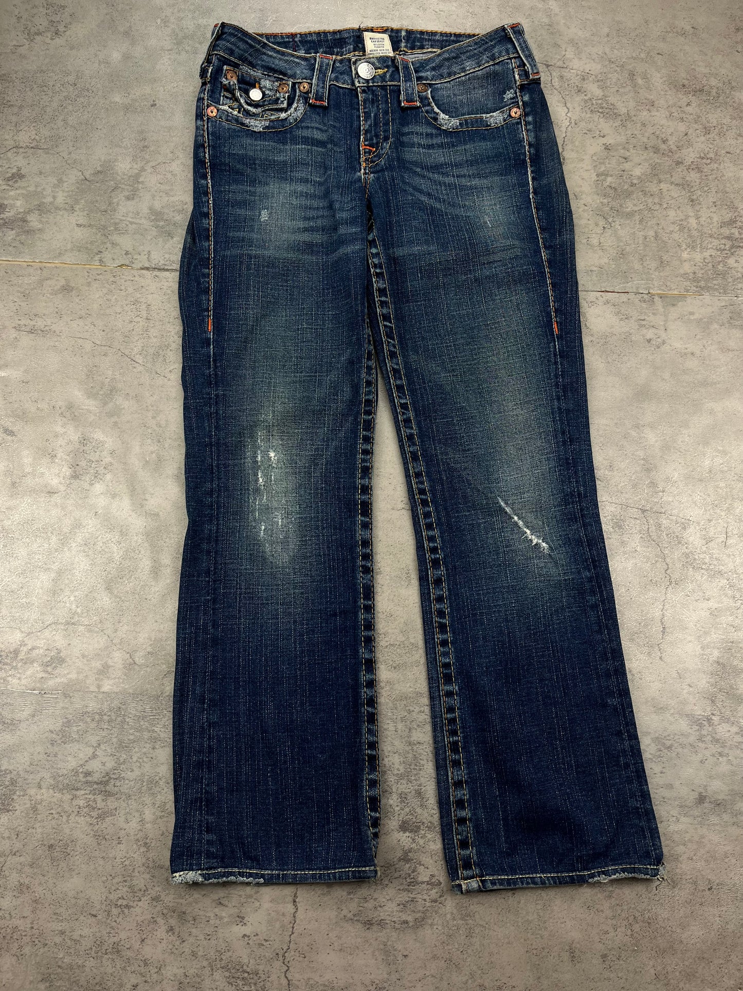 Vintage Straight True Religion Lowwaist Y2k Jeans