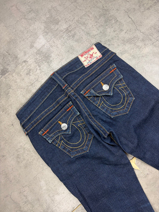 True Religion Flared Low Rise Denim Y2K