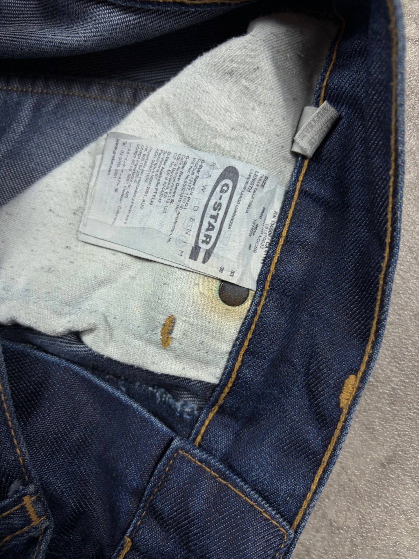 G-Star Wide Leg Pasha Denim Baggy Jeans