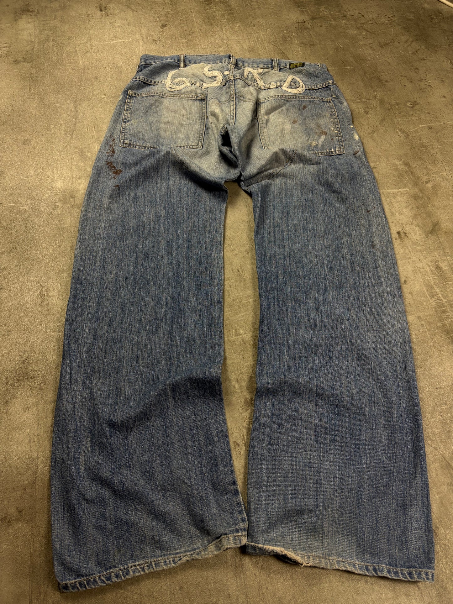 G star embroidered Y2k Vintage Jeans Pasha Style