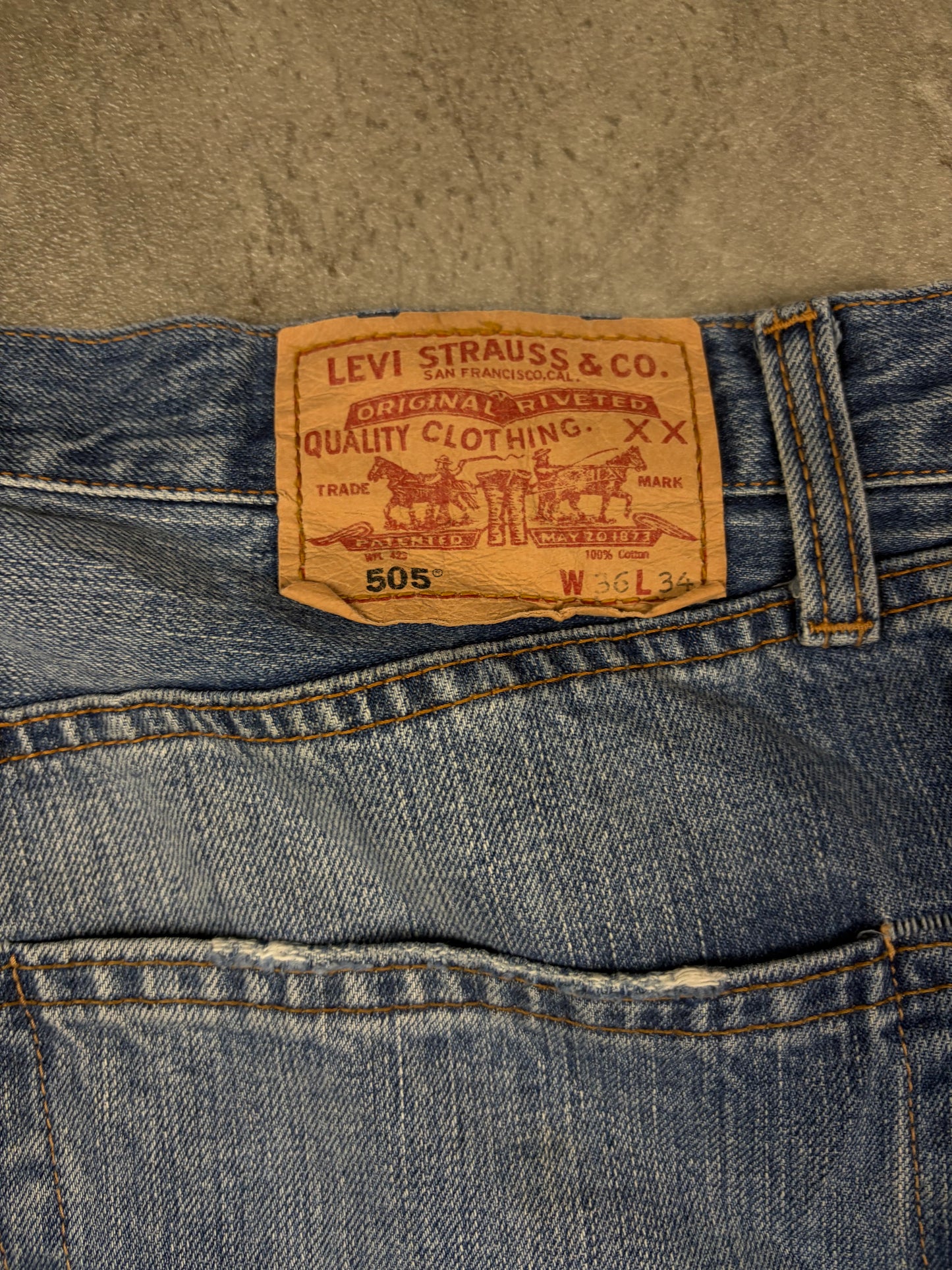 Levis 505 limited edition Rare Straight Fit Flared Jeans