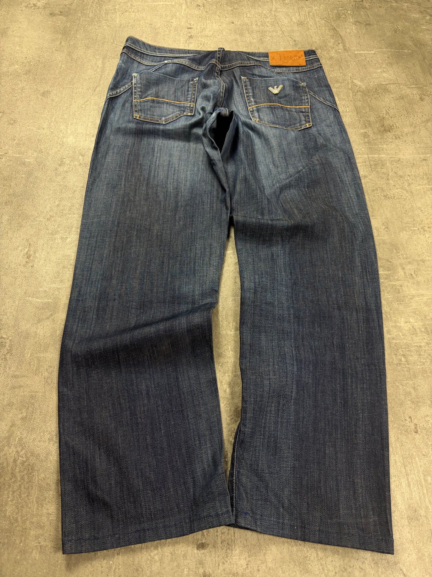 Armani Straight Fit Baggy Jeans Pasha Style
