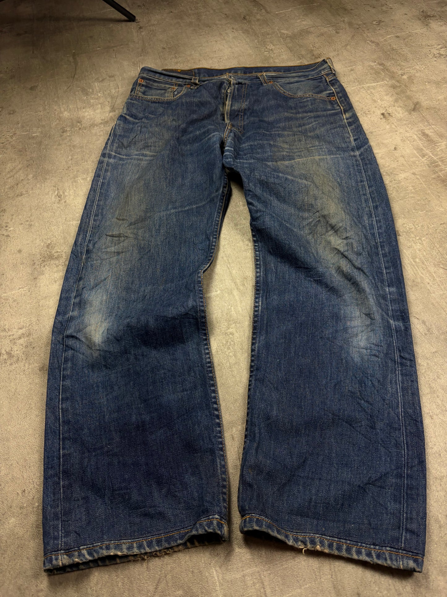Levis 501 Herren Jeans Straight Bootcut Oversize Style