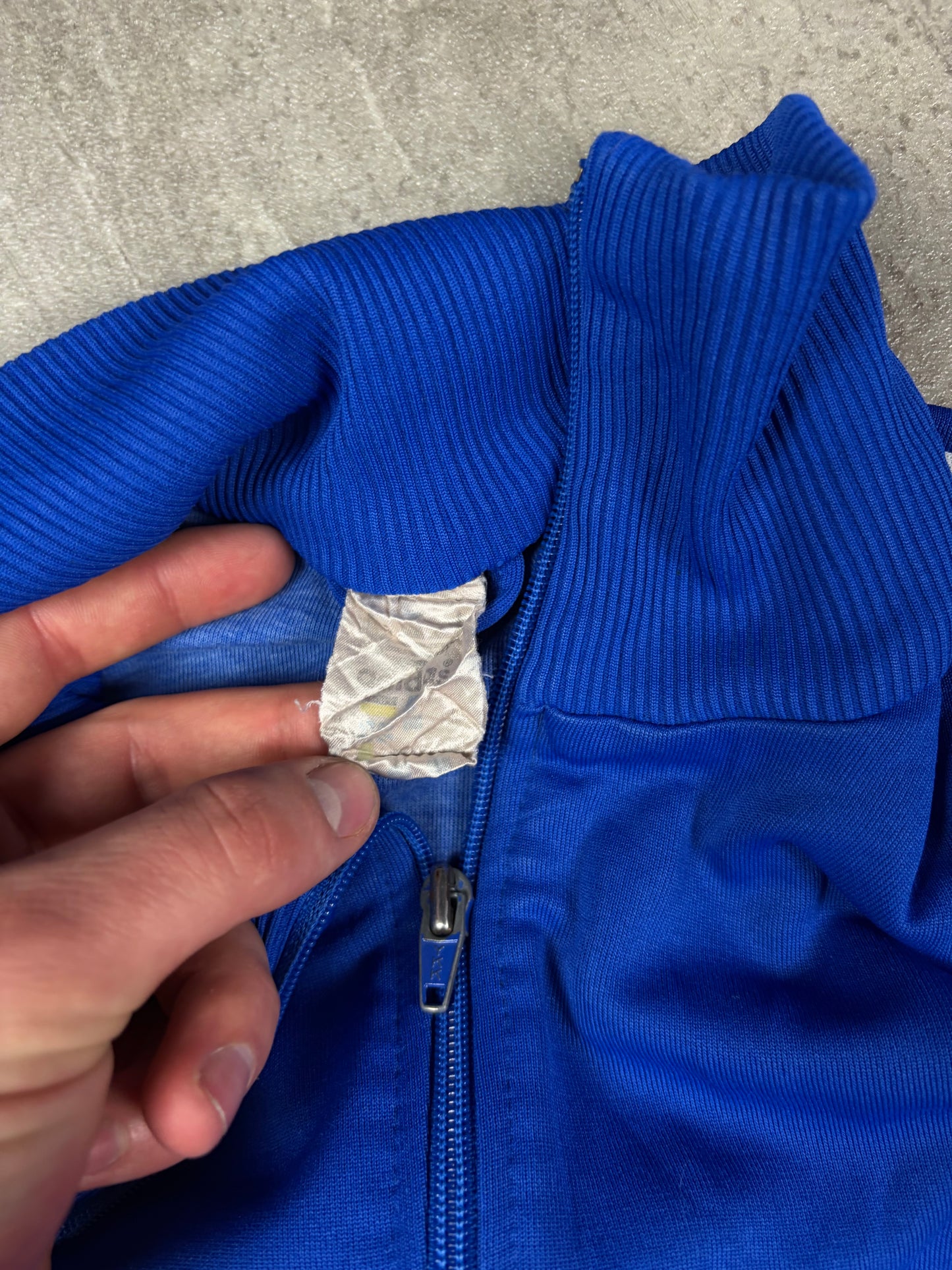Vintage Adidas Trainingjacke Blau