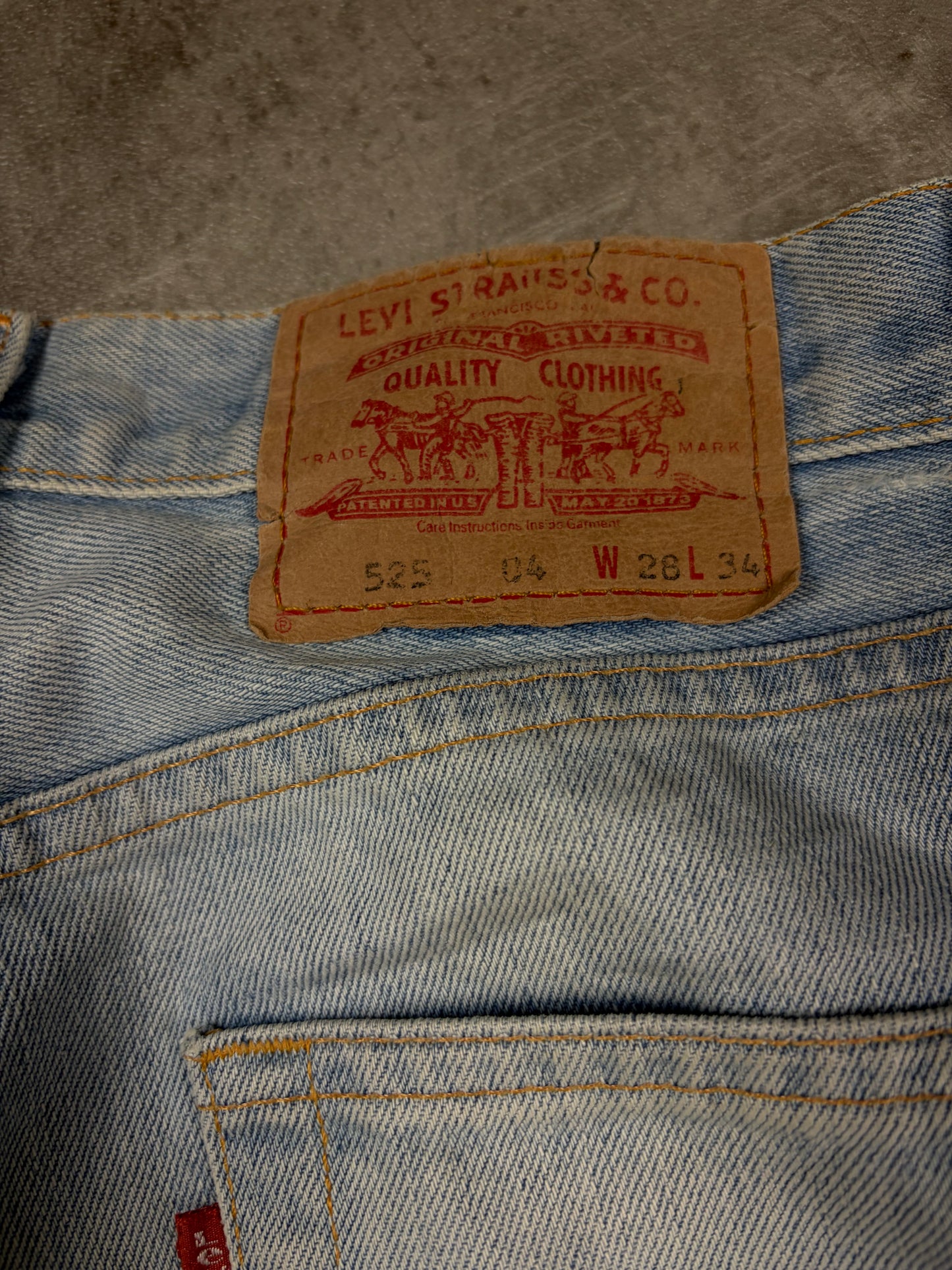 Levis 525 Vintage Bootcut Jeans