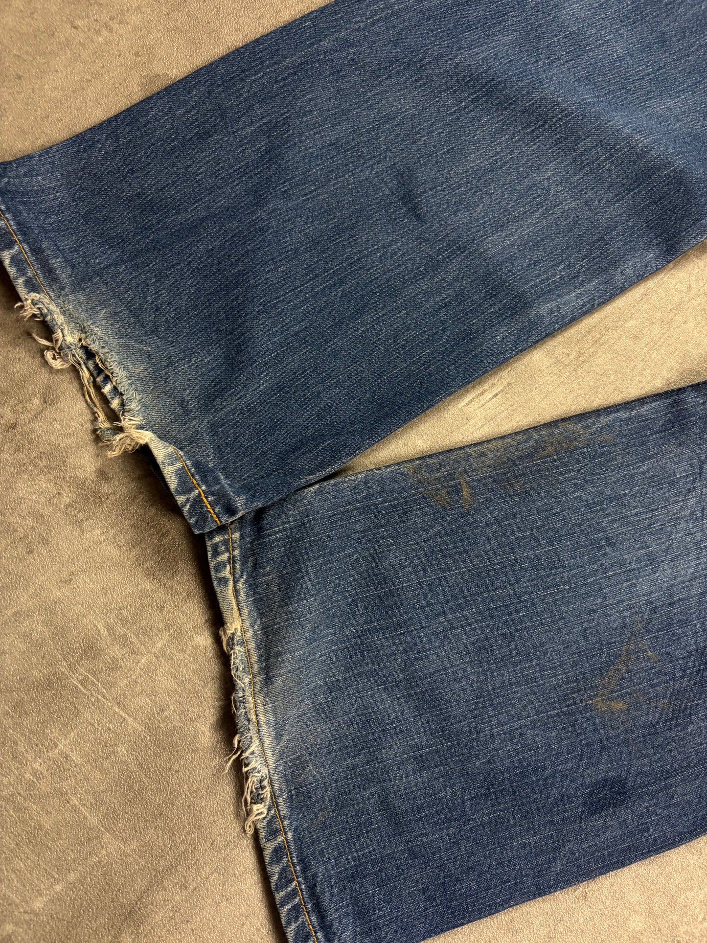 Levis 501 Herren Jeans Straight Bootcut Vintage Blau
