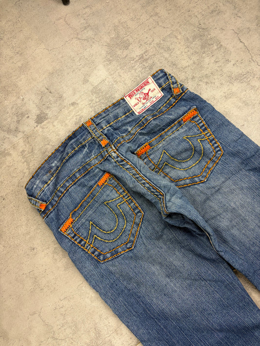 True Religion Straight Baggy Bootcut Jeans