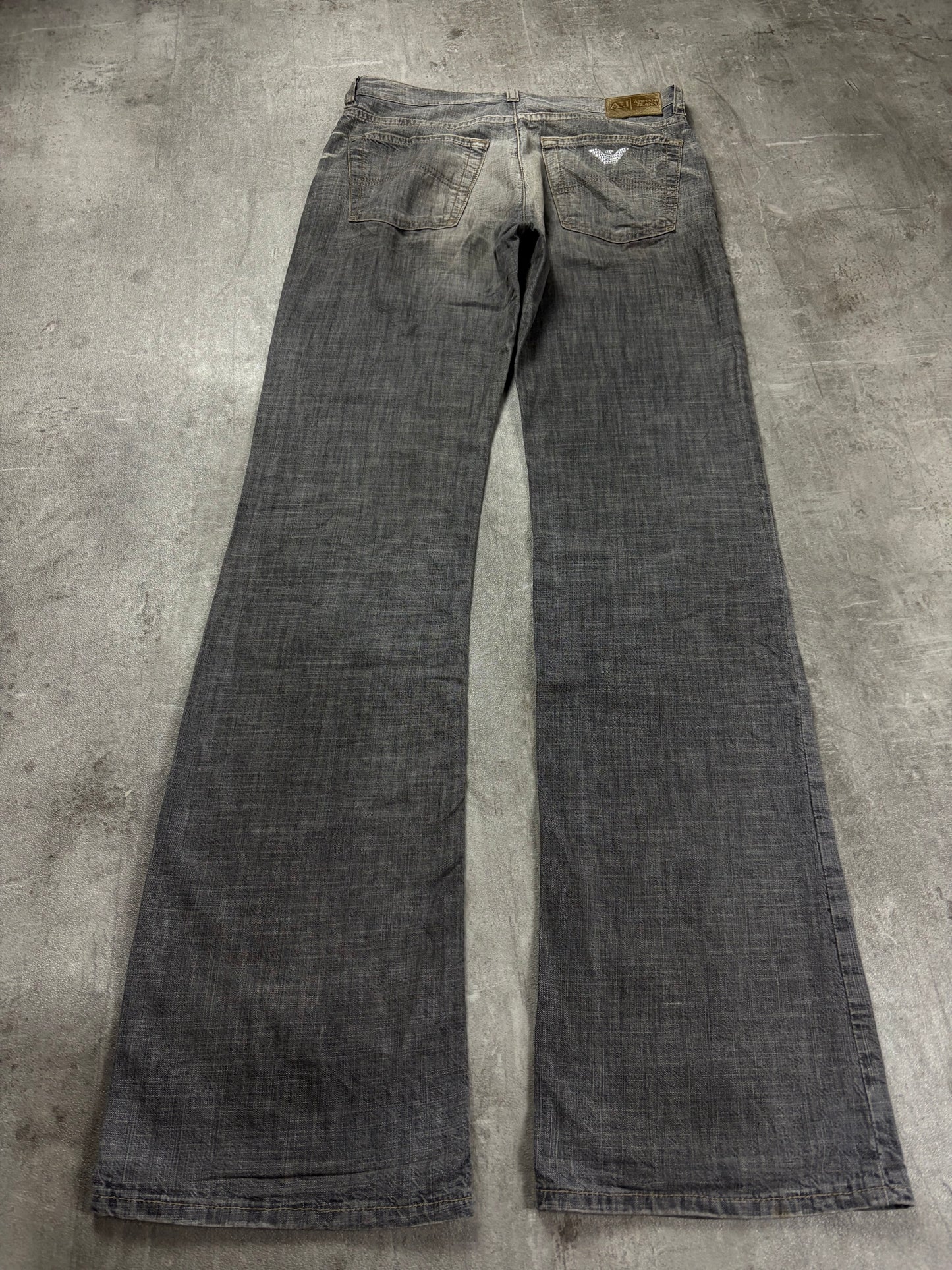 Armani Lowwaist Y2k Flared Jeans