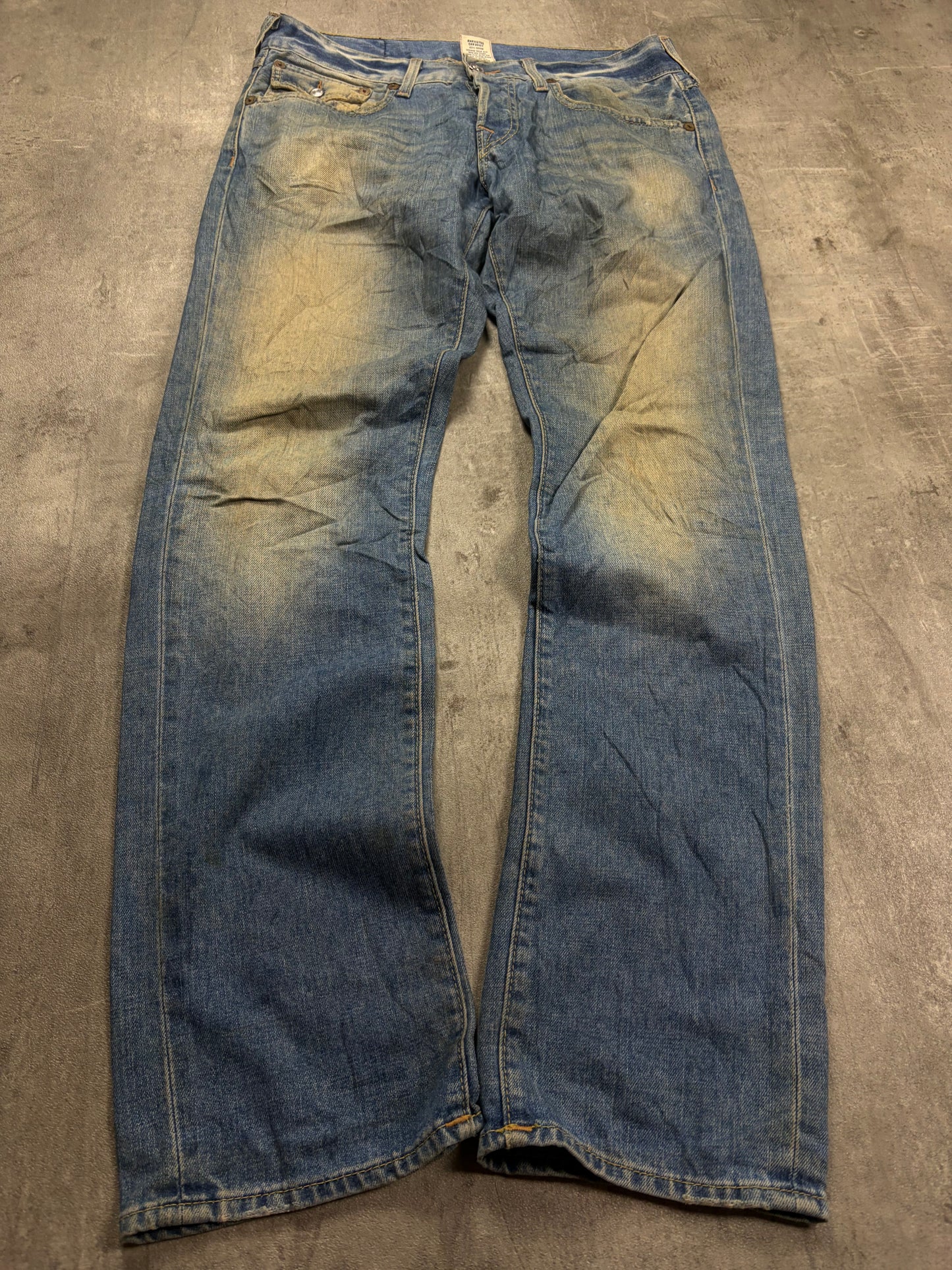 Rare Vintage True Religion Loose Fit Baggy Denim Pasha Jeans Pasha Style