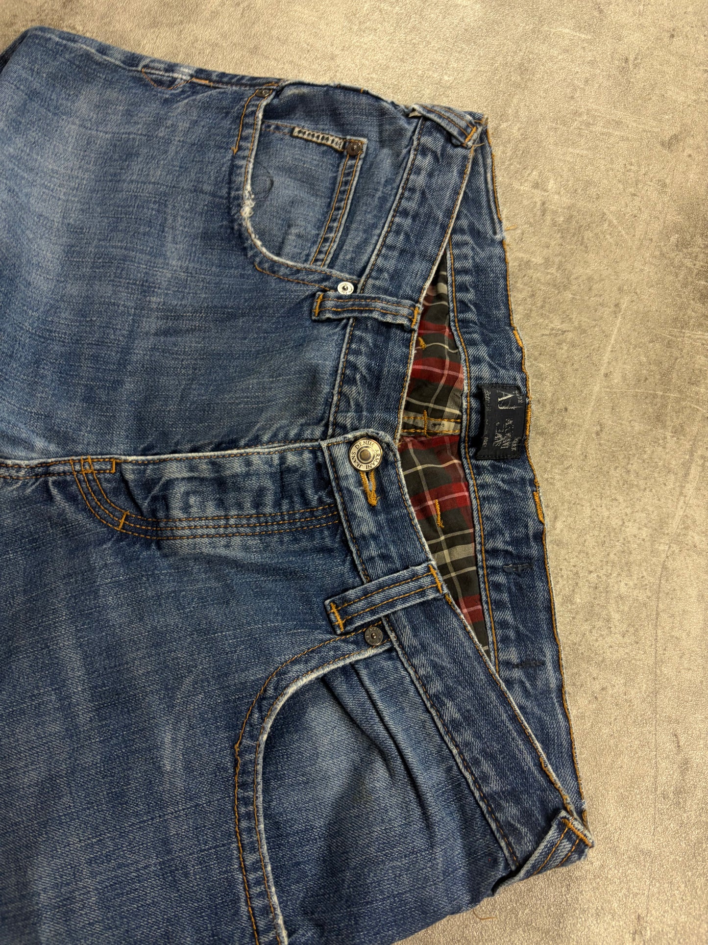 Armani Y2k Straight Fit Jeans Y2k