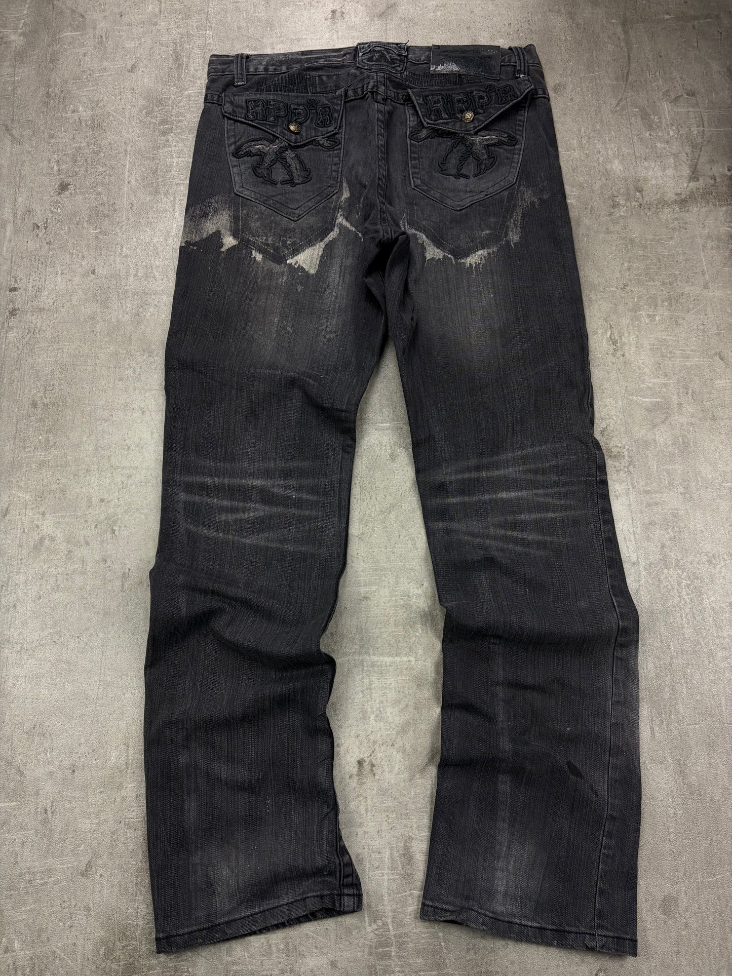 Vintage Opium Style Flared Mek jeans