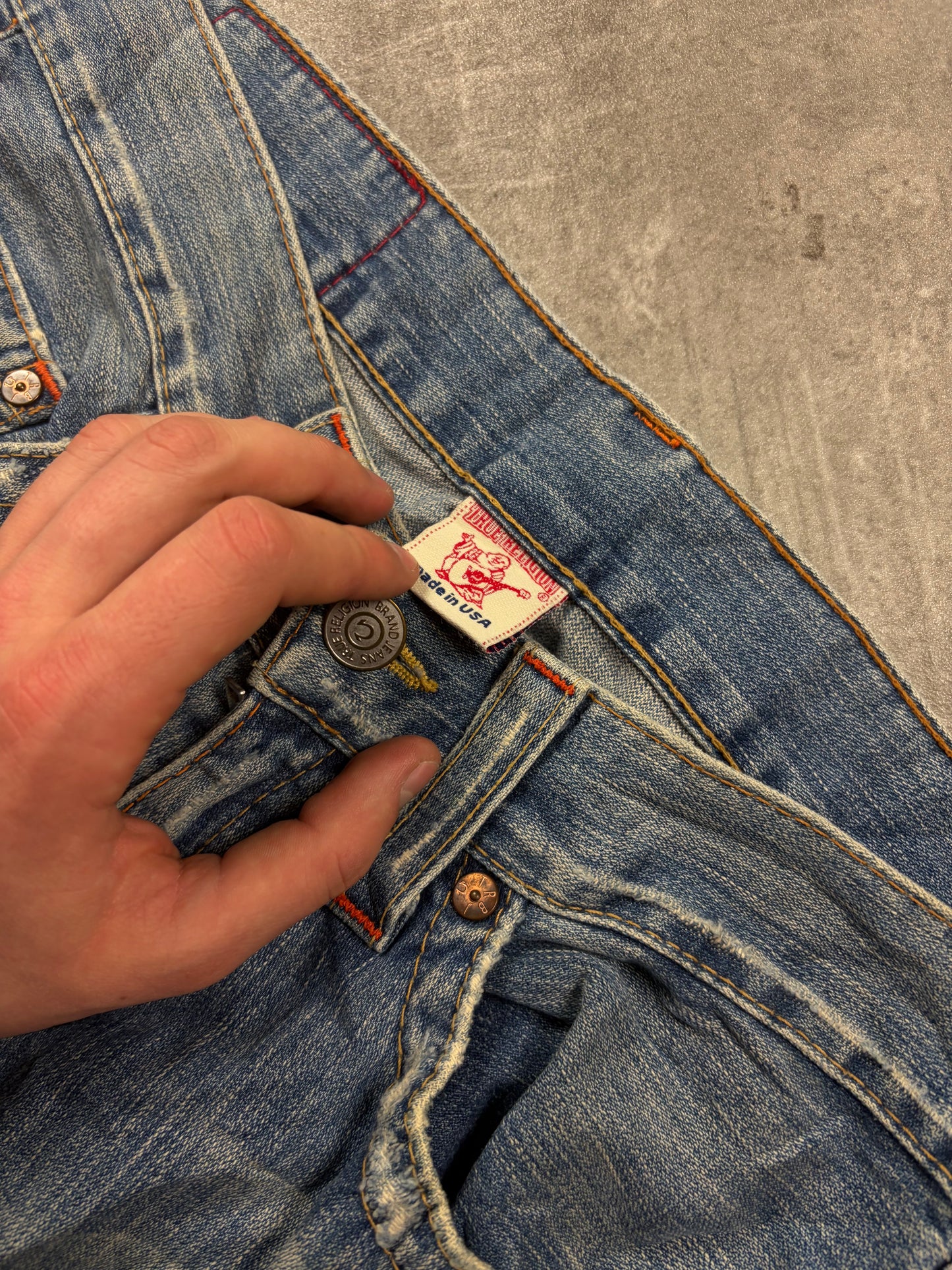 True Religion y2k flared jeans Baggy Pasha Style