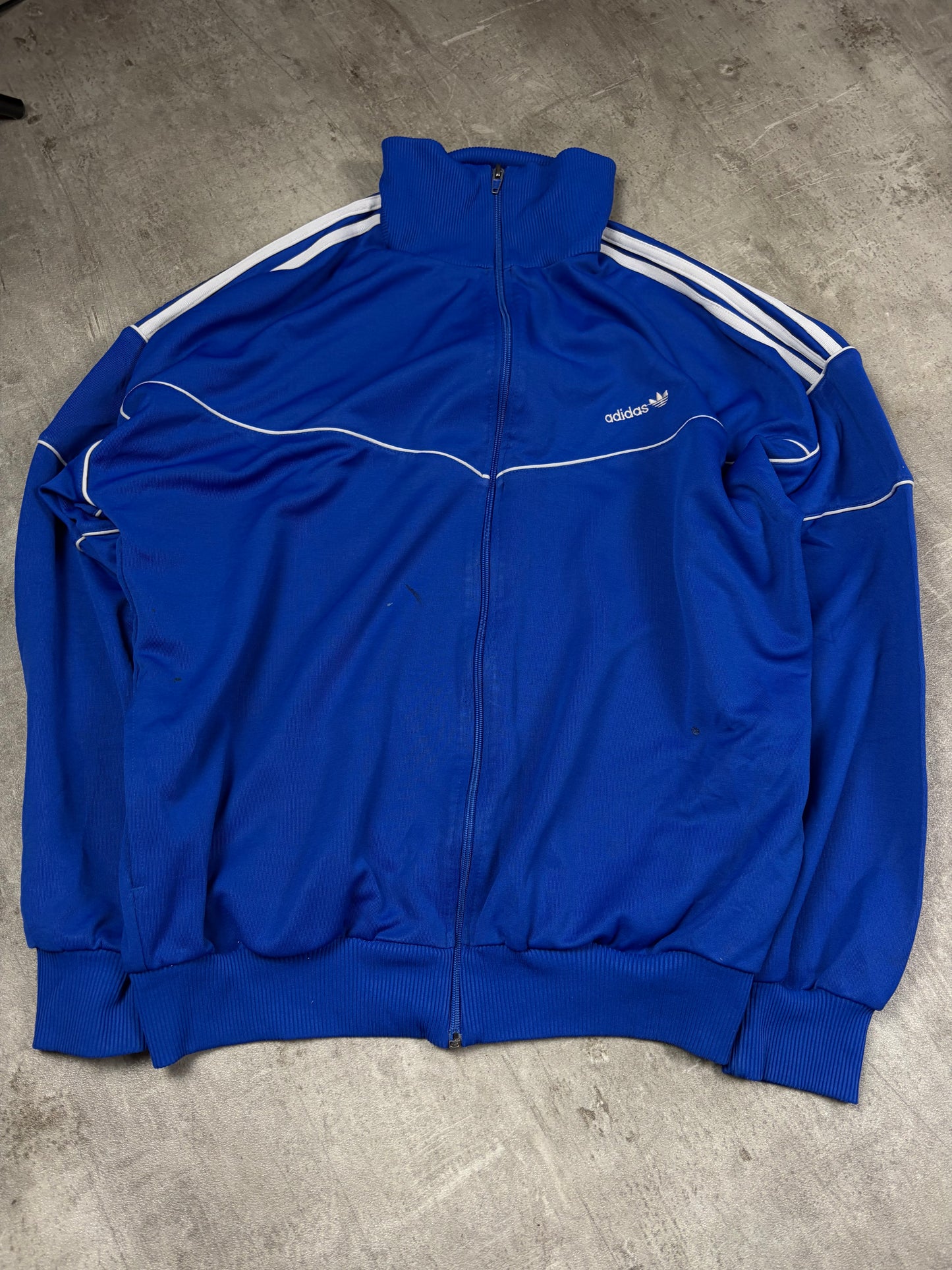 Vintage Adidas Trainingjacke Blau