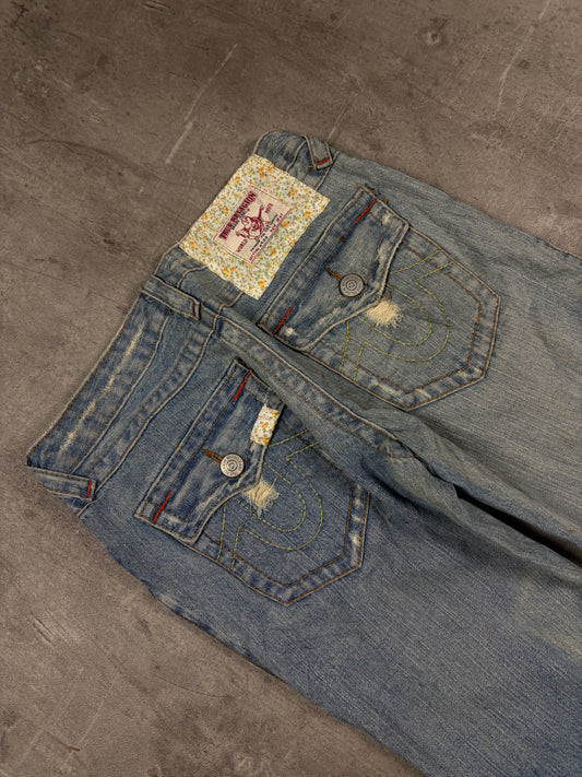 true religion jeans vintage flared low waist