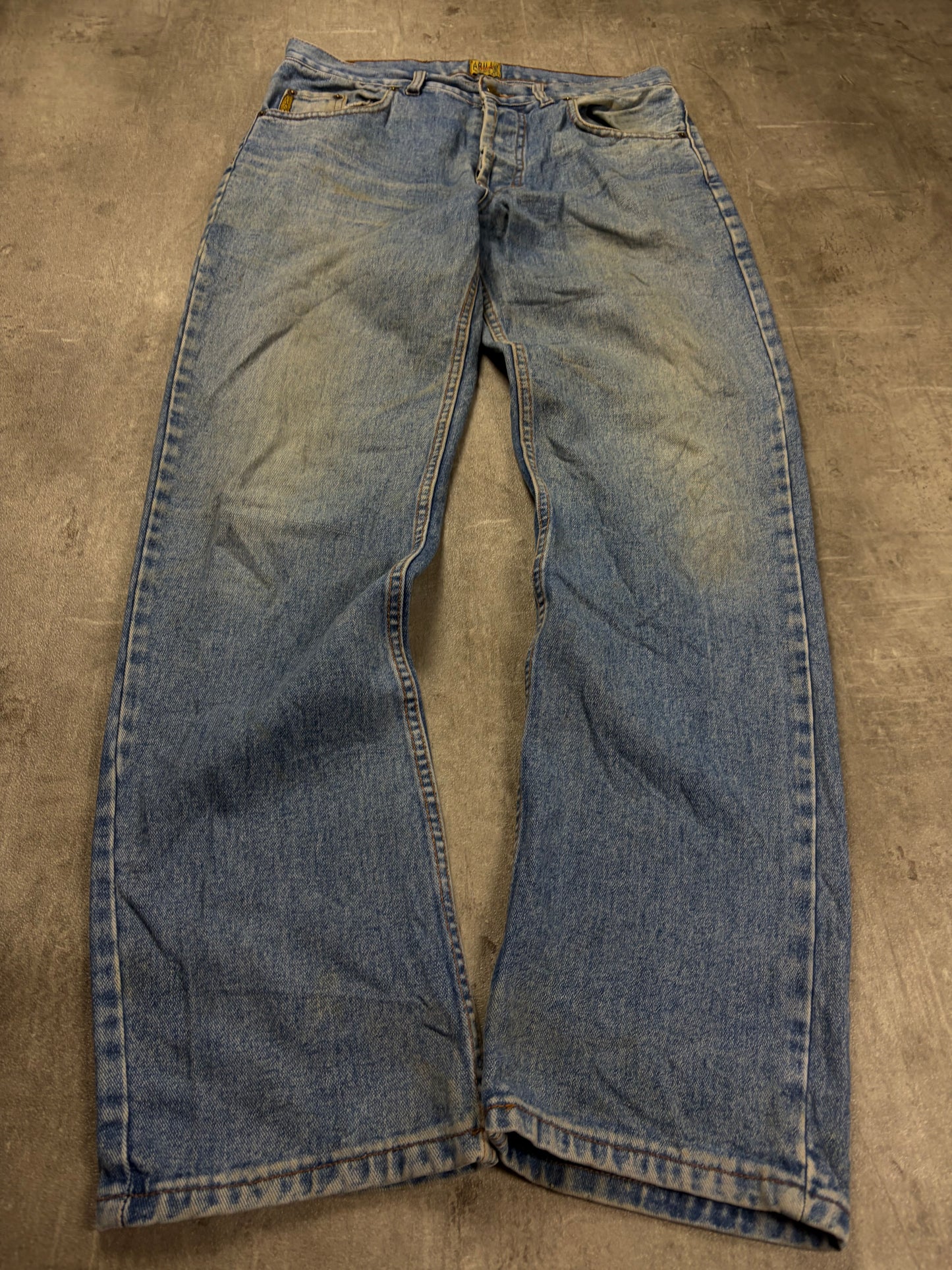 Armani Vintage Y2k Baggy Jeans Pasha Style