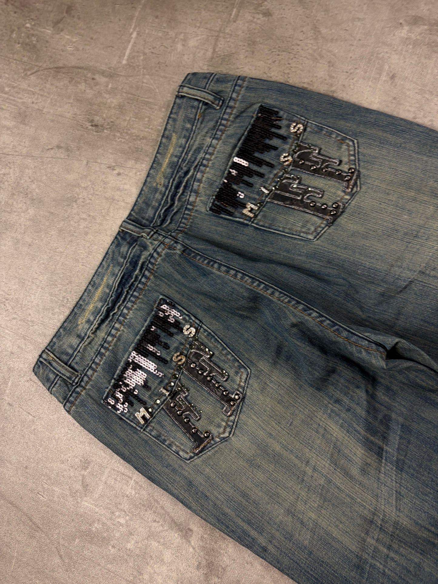 Miss sixteen Y2k Lowwaist Miss me Style Jeans