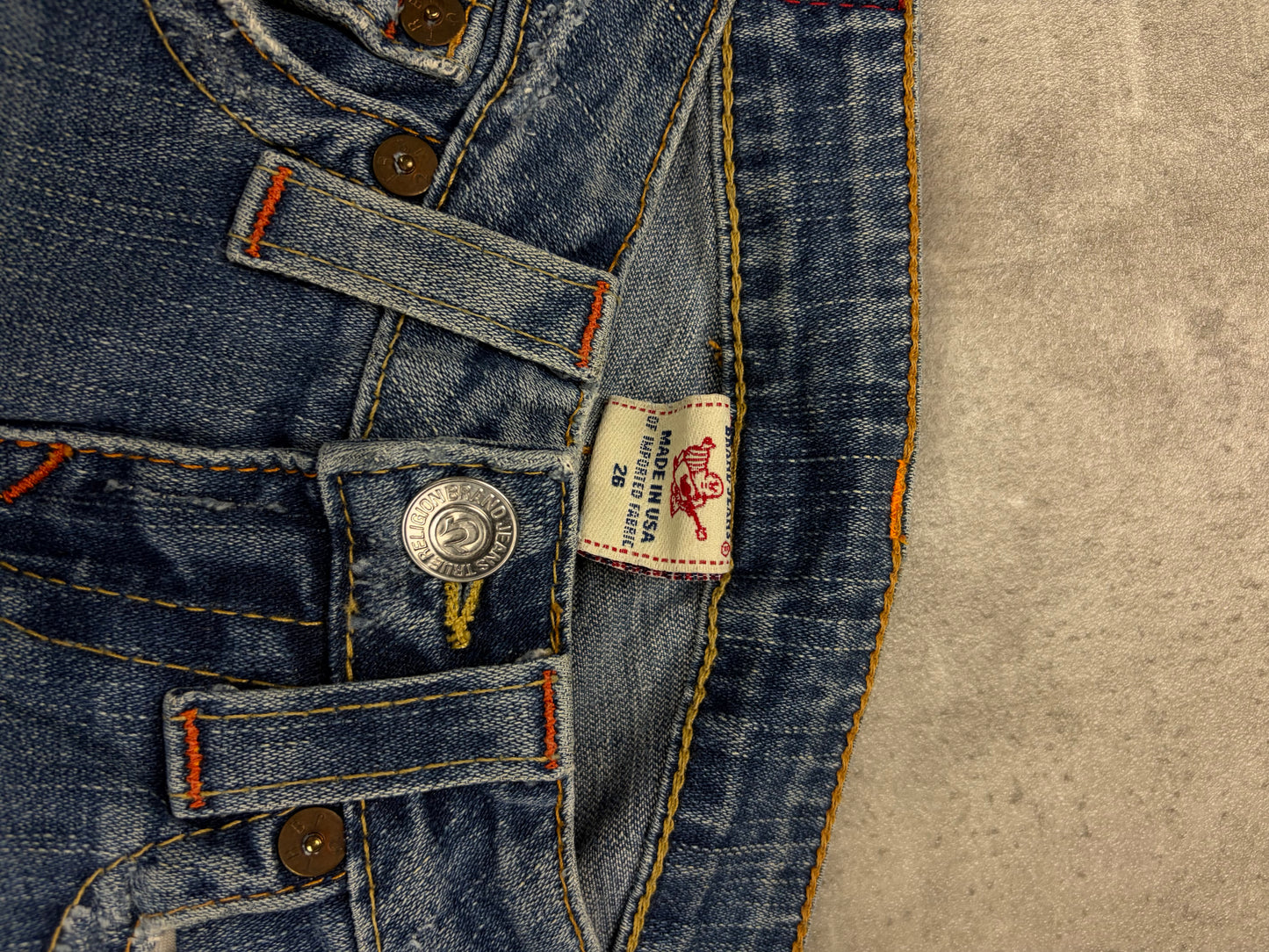 True Religion Jeans Vintage Bootcut Low Waist