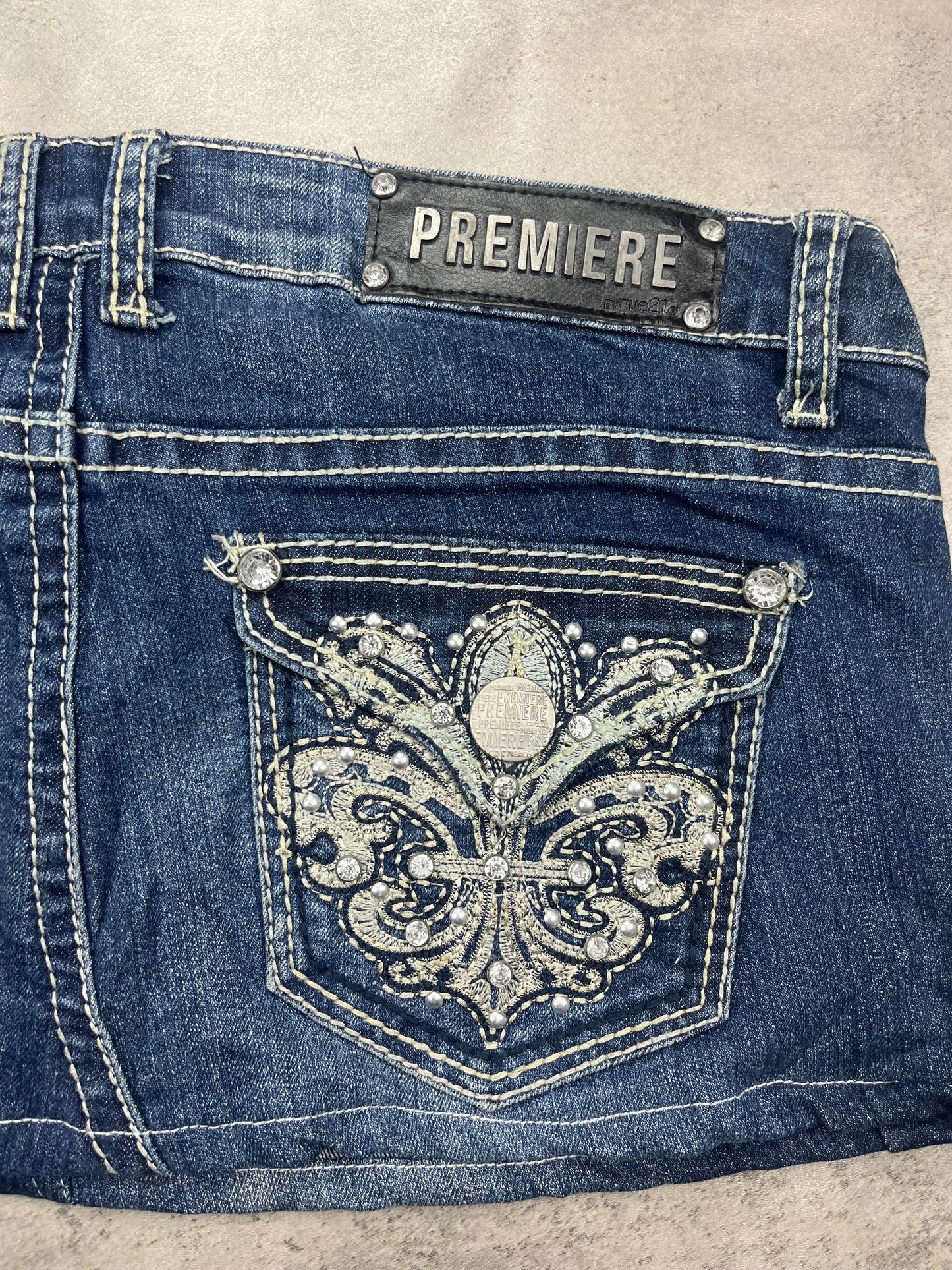Mini Premiere Vintage Y2k Jeans Rock