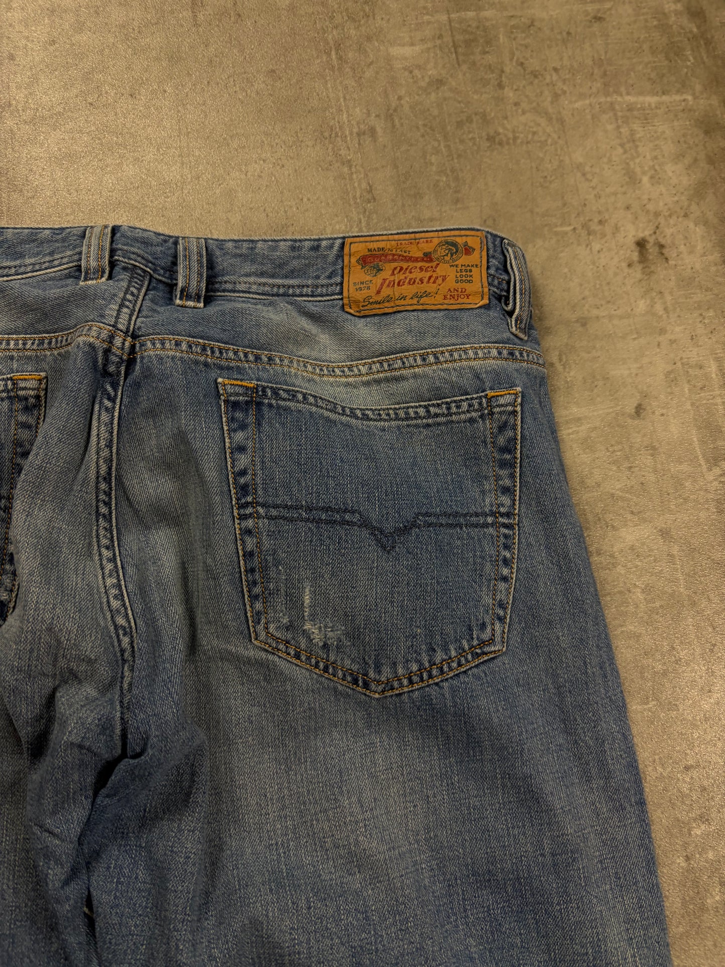 Vintage Diesel Y2k Baggy Straight Jeans