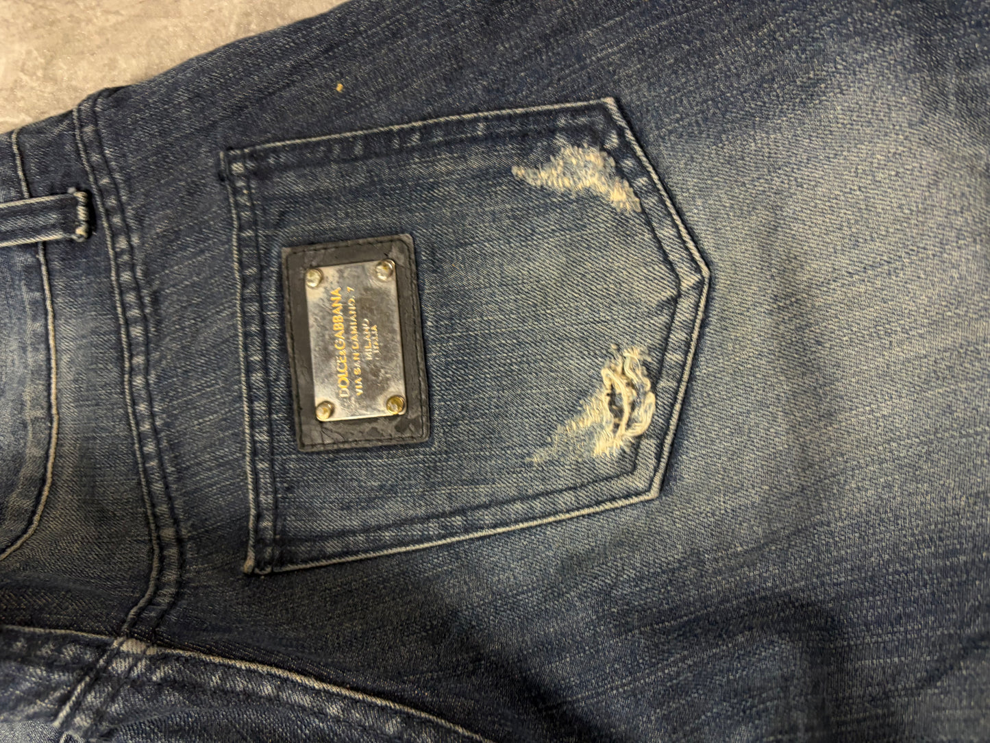Rare Dolce & Gabbana Y2k Straight Fit Jeans Pasha Style